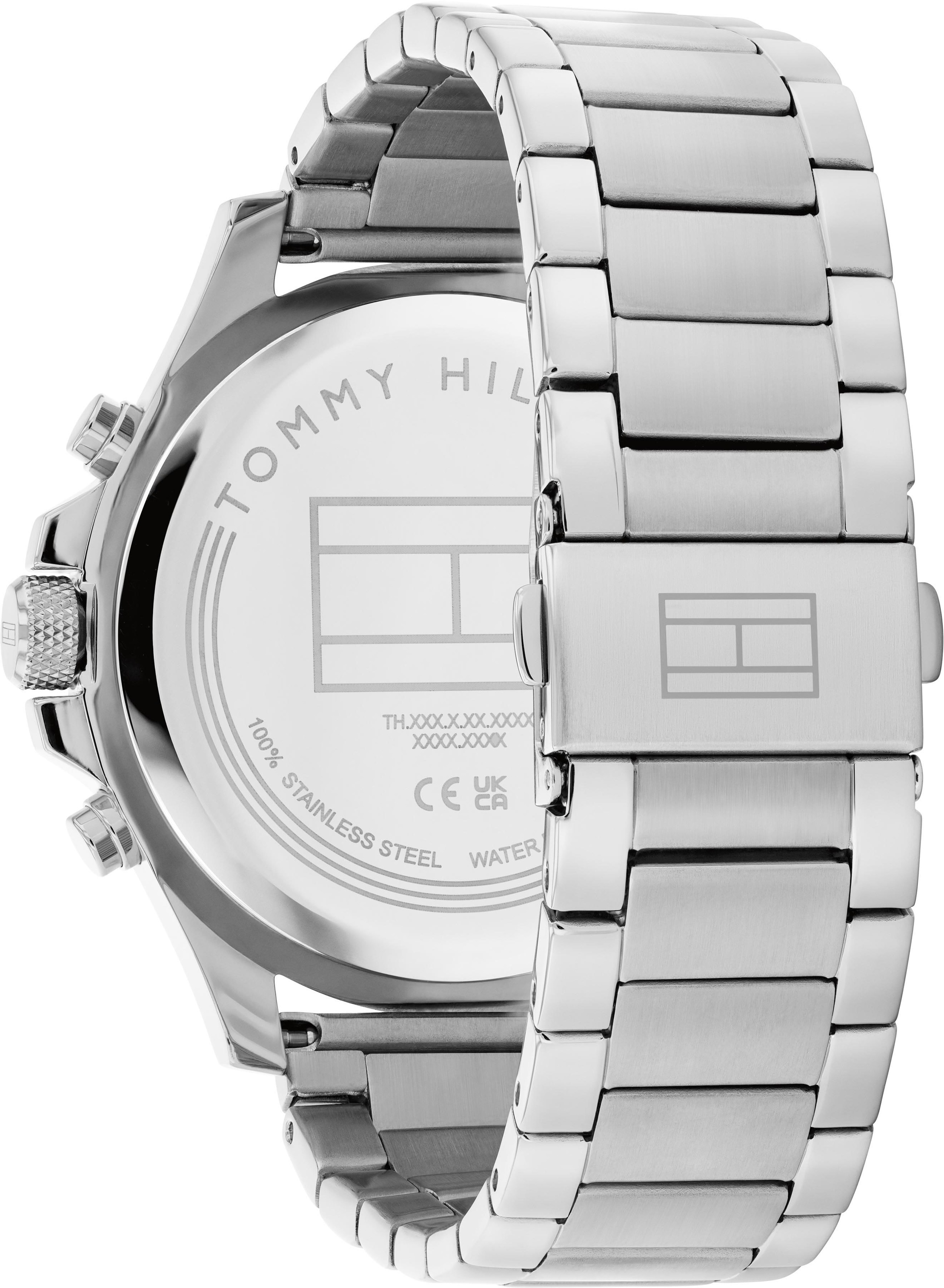 Tommy Hilfiger Multifunktionsuhr »BRYAN«, Quarzuhr, Armbanduhr, Herrenuhr, Datum, Edelstahlarmband