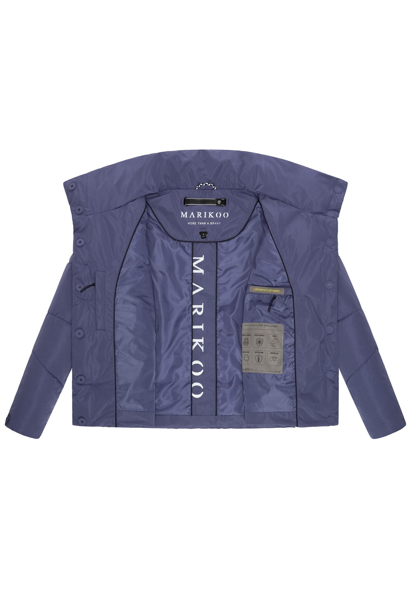 Marikoo Winterjacke »Jalliaa«, mit schönem Steppdesign