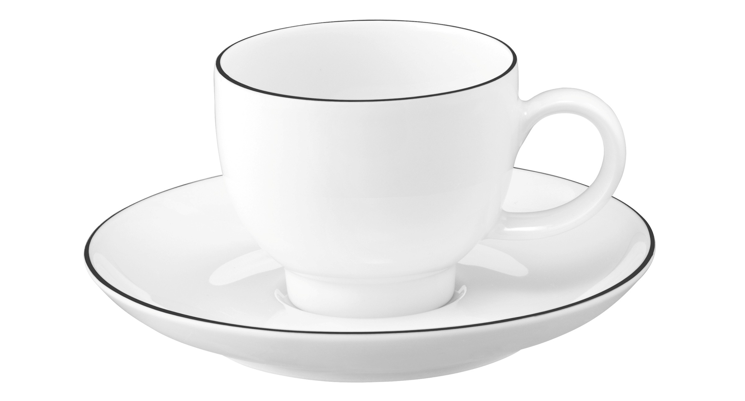Seltmann Weiden Untertasse »Lido Black Line« Espressountertasse 12 cm