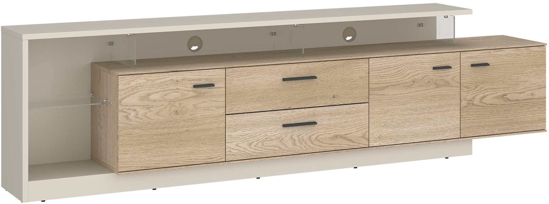 Home affaire Lowboard "LAGOON" Breite ca.236,4 günstig online kaufen