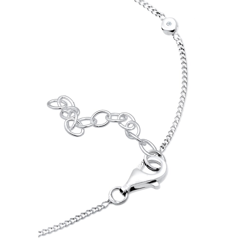 Elli DIAMONDS Armband »Elegant Klassisch Diamant (0.025 ct.) 925 Silber«