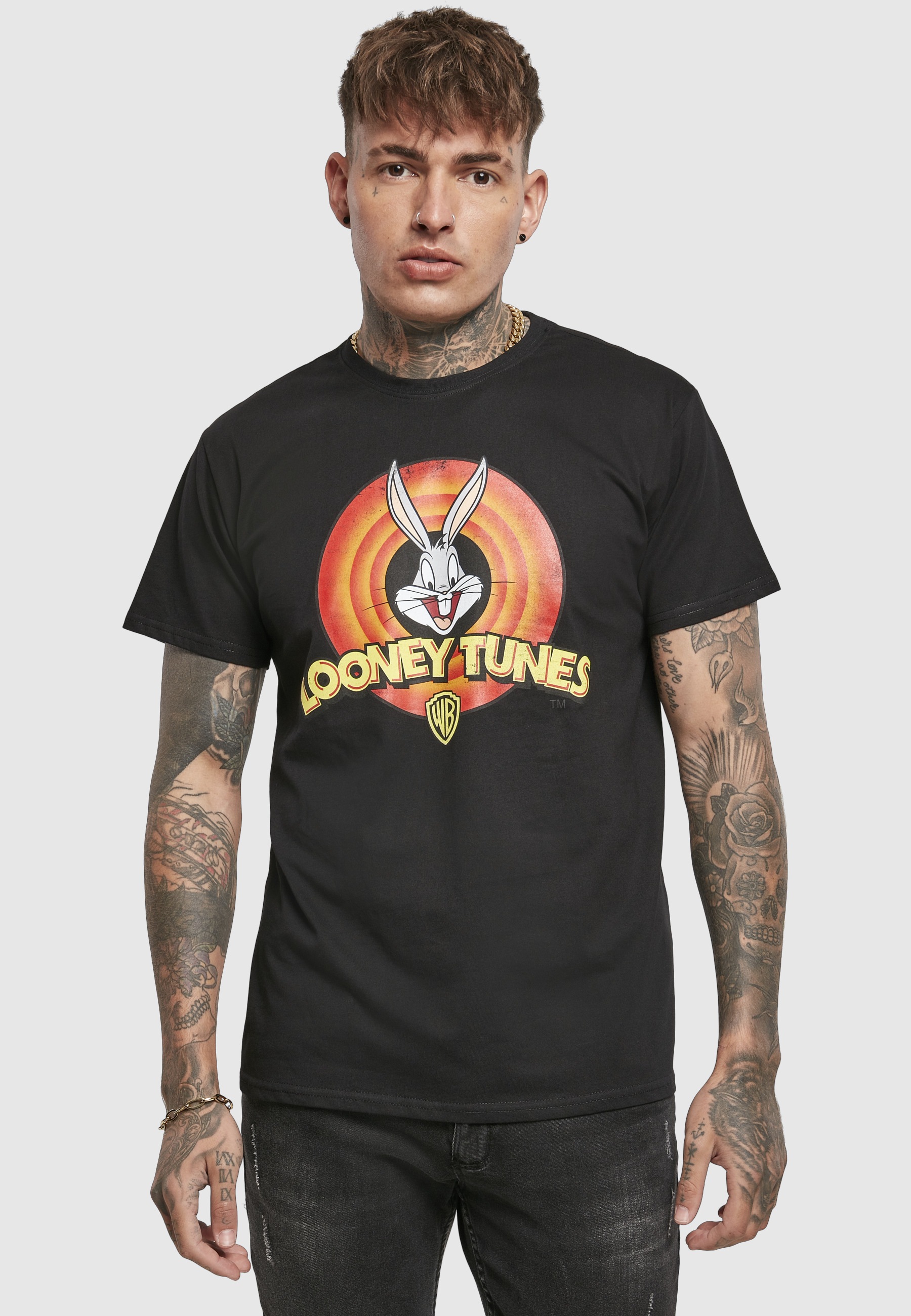 Merchcode T-Shirt »Merchcode Herren Looney Tunes Bugs Bunny Logo Tee« 1 Stk.