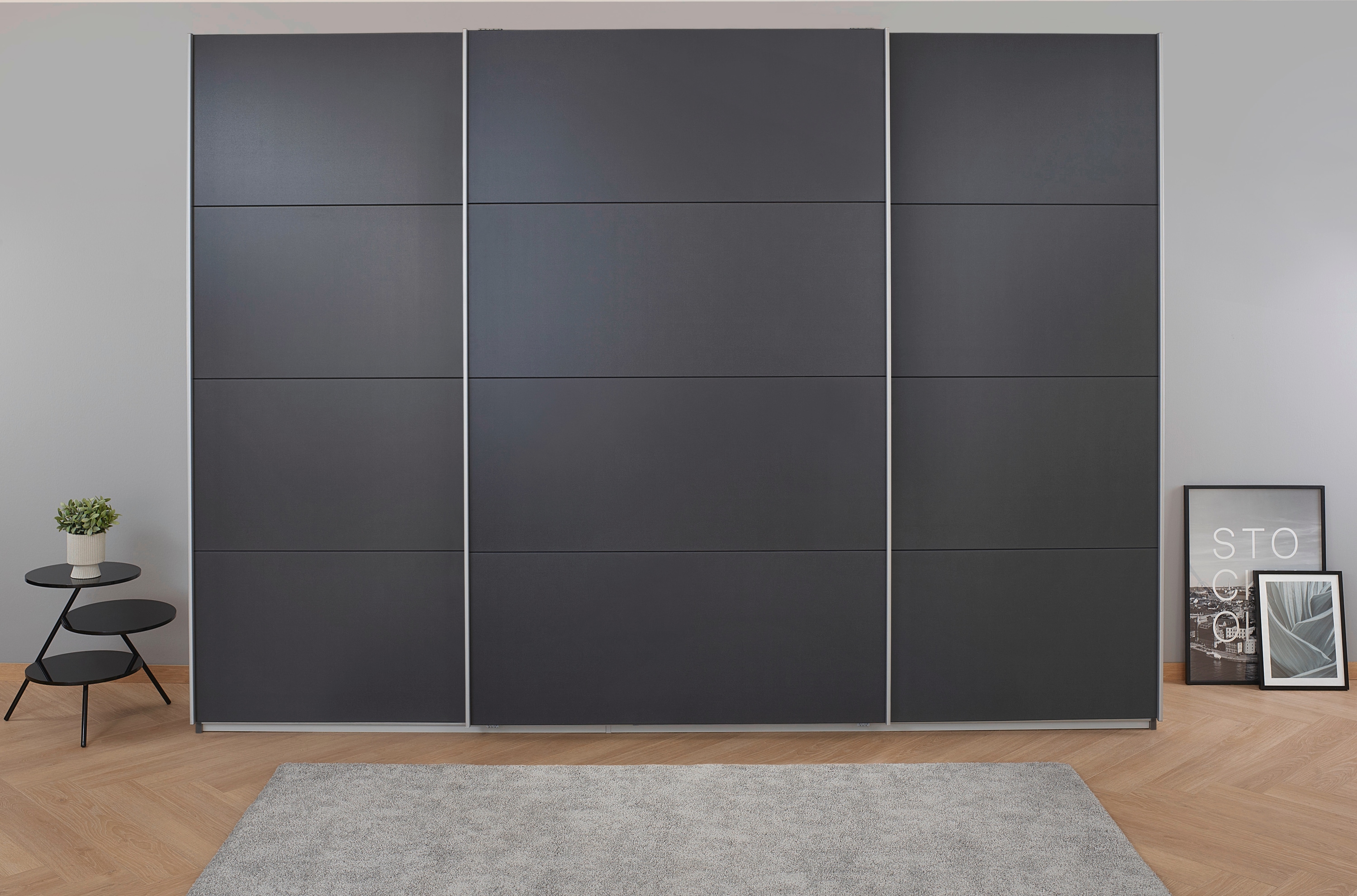 OTTO home Kleiderschrank "Mehrzweckschrank Aktenschrank Möbel Mietswohnung Schlafzimmer KOLUNA" 3 Ausstattungen BASIC/CLASSIC/PREMIUM (inkl. SOFT-CLOSE-FUNKTION), Breiten 203/271/315/360 cm Höhen 210/229 Dekor-Front MADE IN GERMANY
