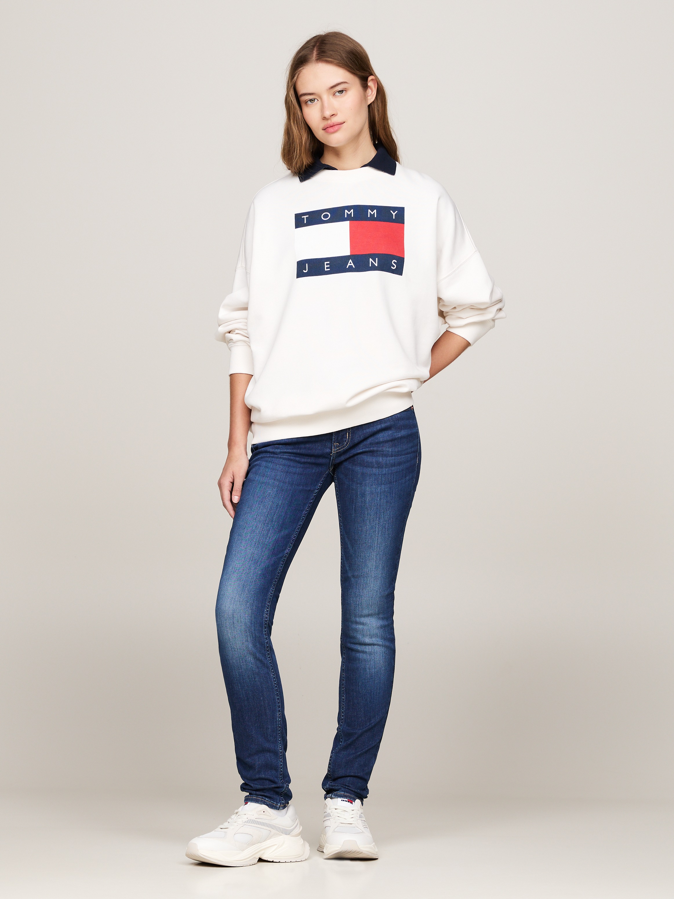 Tommy Jeans Skinny-fit-Jeans "SOPHIE LW SKN" mit Waschung, Logo-Badge, Low günstig online kaufen