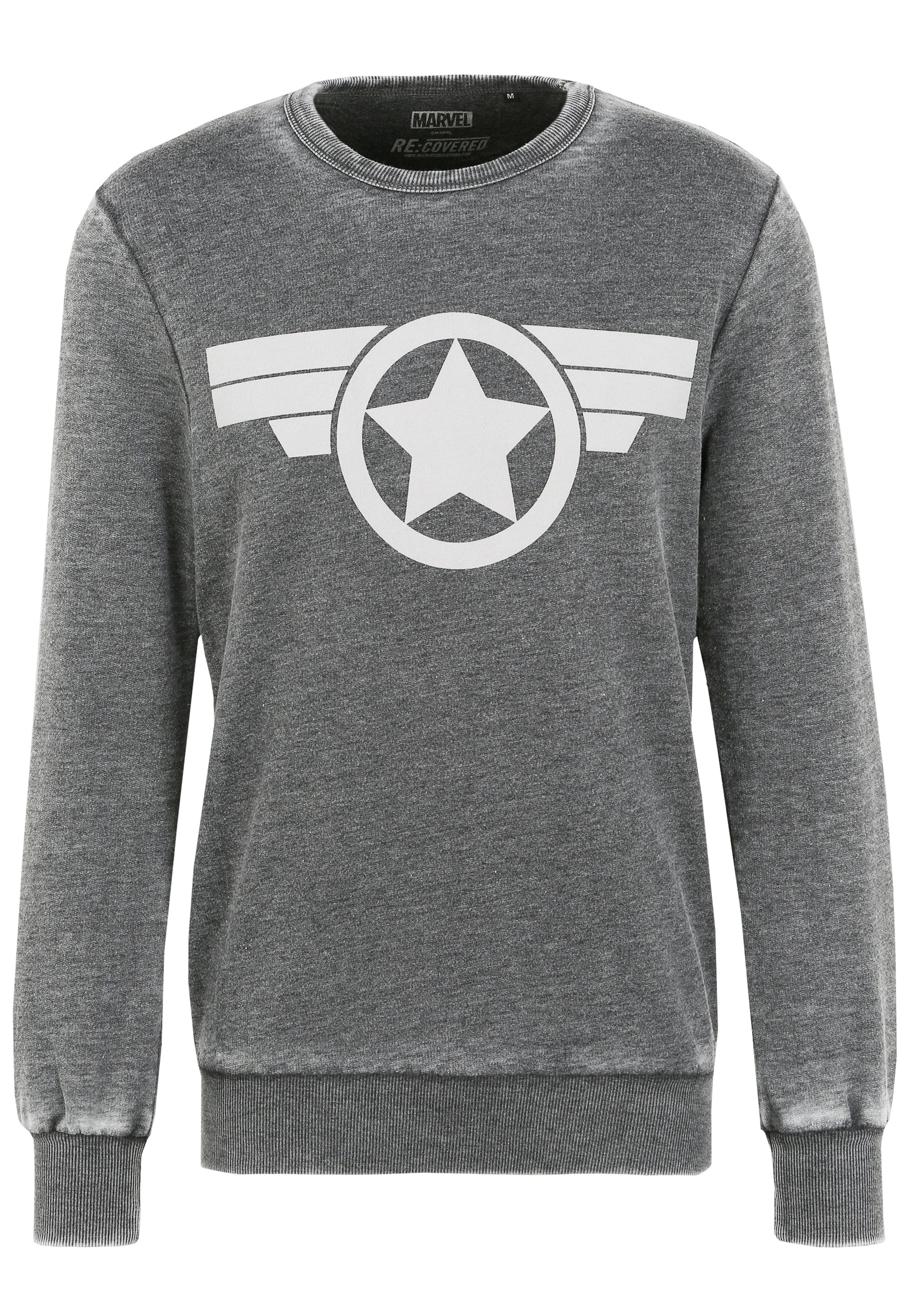 Recovered Sweatshirt »Marvel Captain America«, (1 tlg.), mit coolem Marvel-Print
