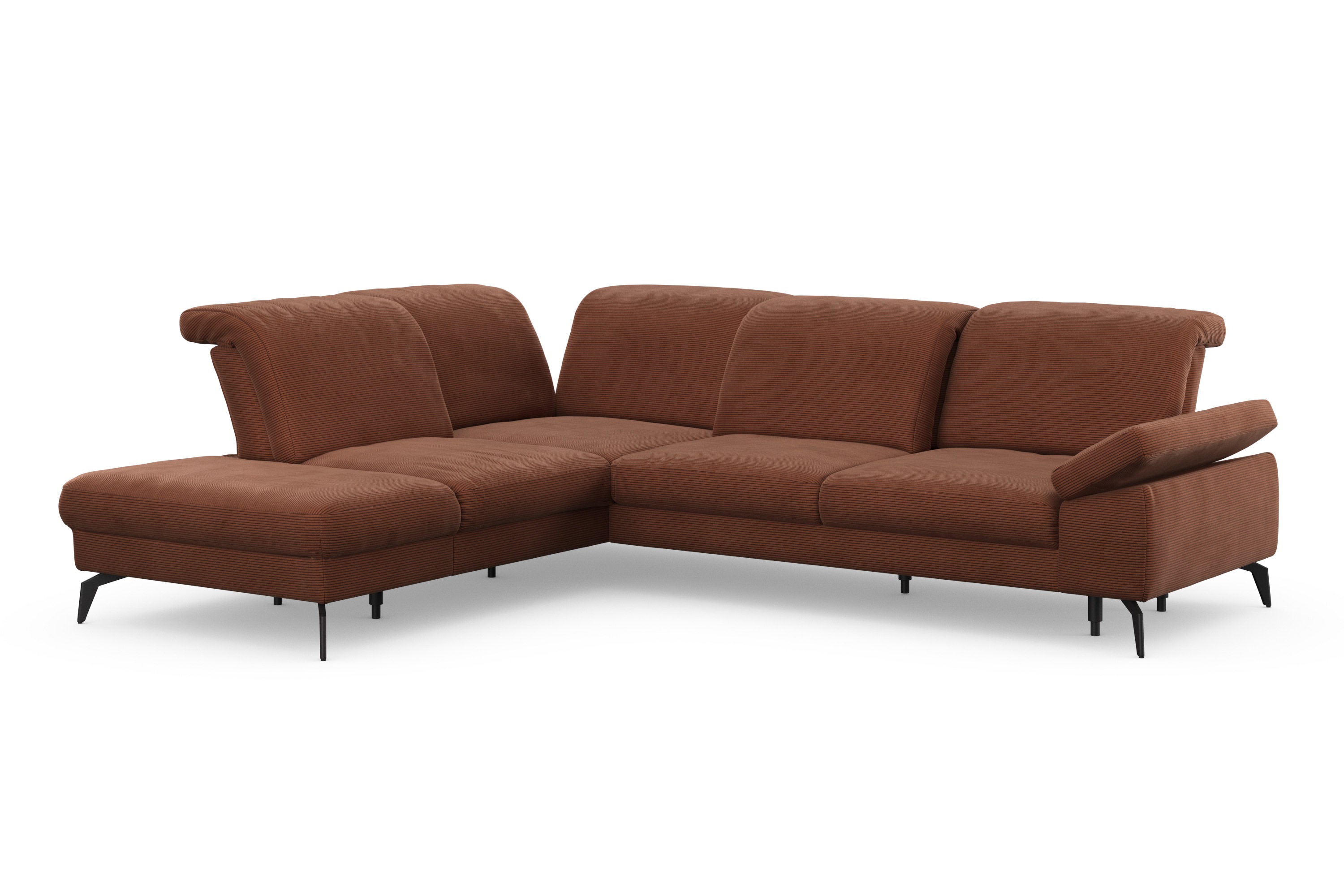 Thumbnail - sit&more Ecksofa "Cabana L-Form", Ottomane, wahlweise mit Sitztiefen-,Armlehnen- und Kopfteilfunktion