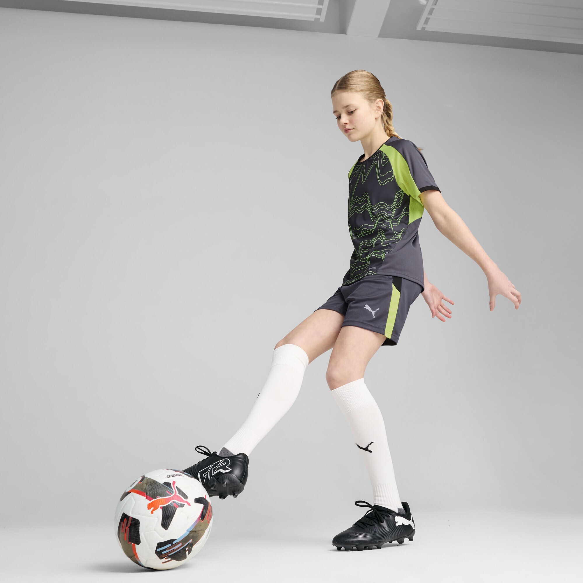 PUMA Sporthose »individualFINAL Trainingsshorts Jugendliche«
