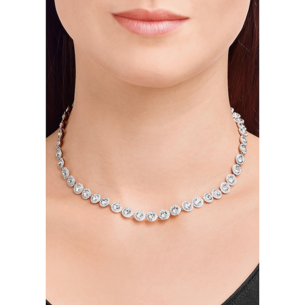 Swarovski Collier »ANGELIC, WEISS, RHODINIERT, 5117703«, mit Swarovski® Kristall