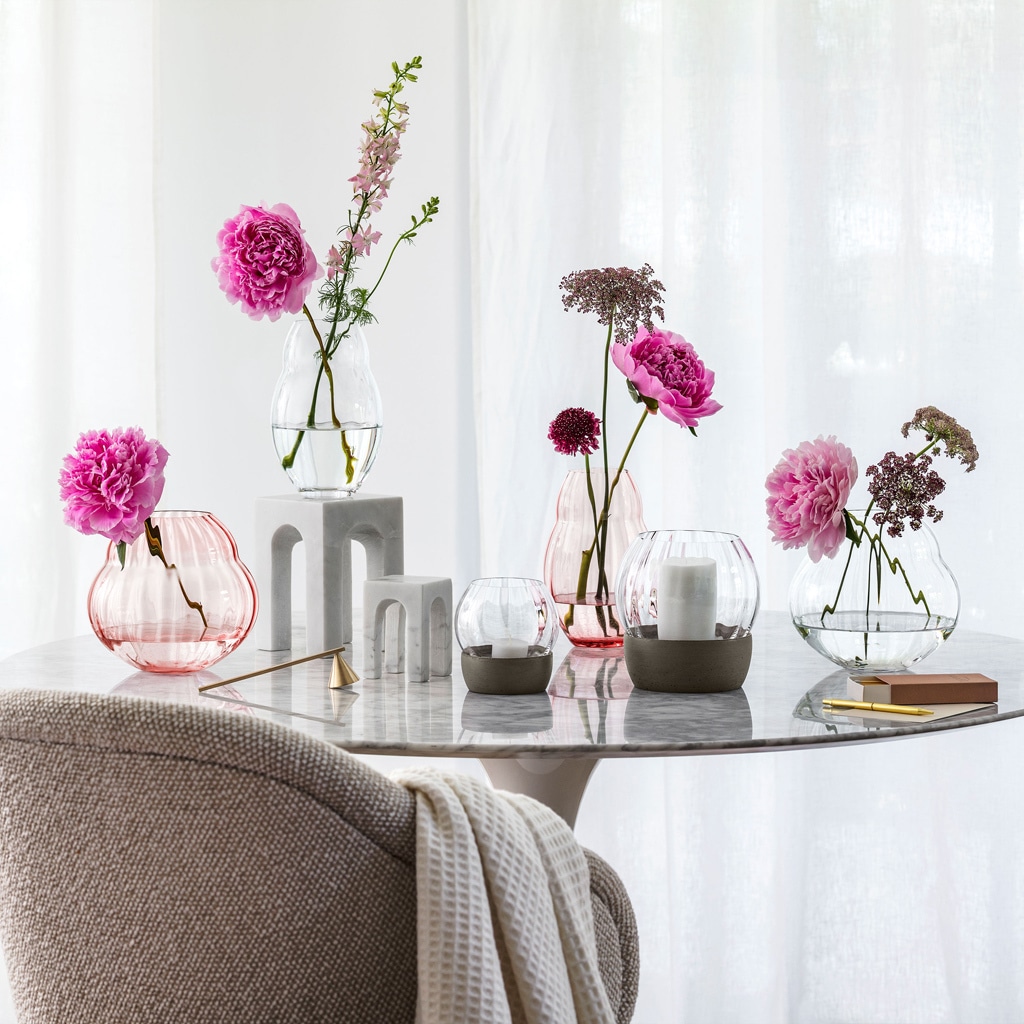 Villeroy & Boch Windlicht »Windlicht Rose Garden Home ø 15,5 cm bunt«