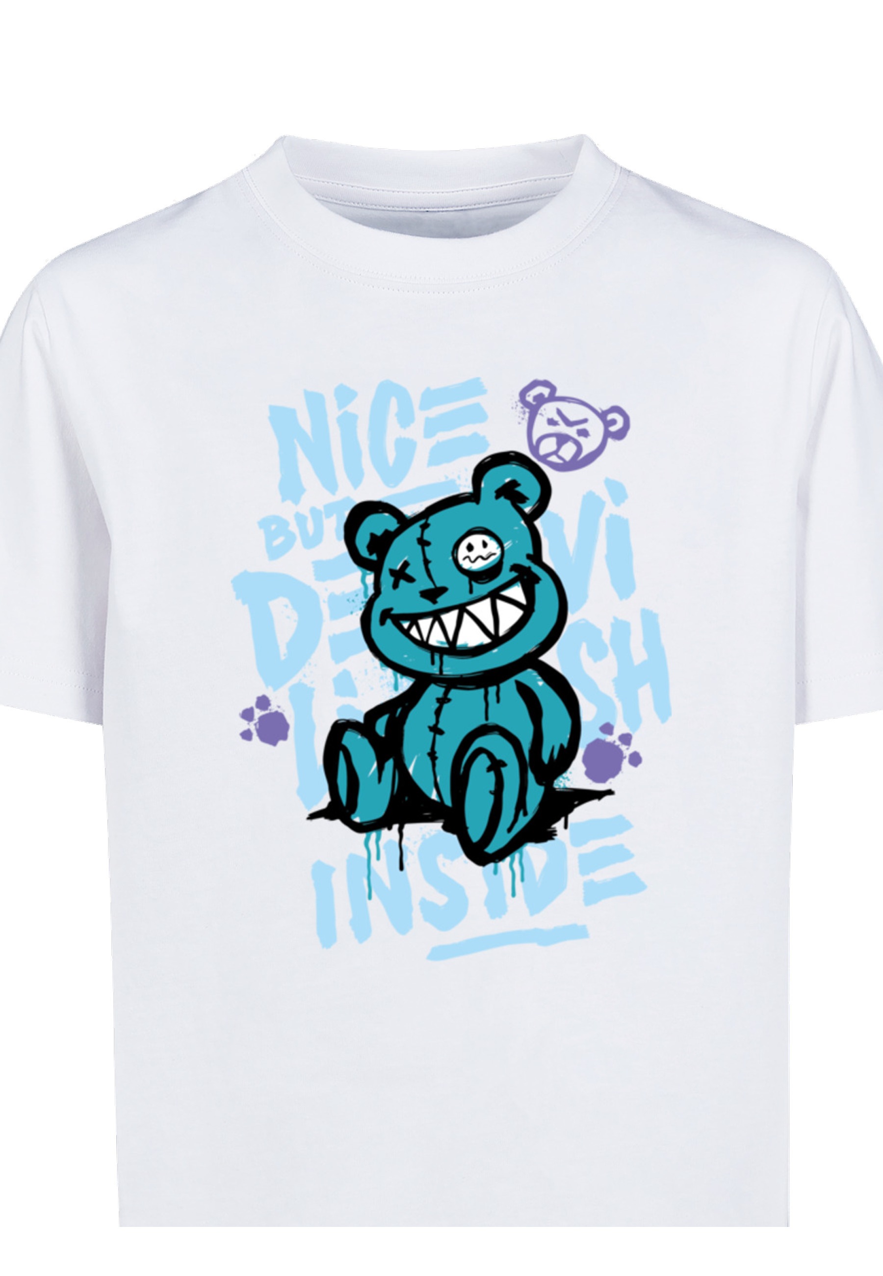 MisterTee T-Shirt »MisterTee Herren Kids Nice But Devilish Tee« 1 Stk.