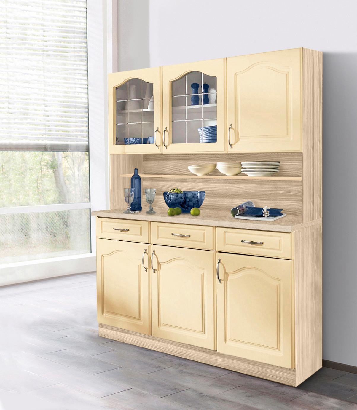 wiho Küchen Küchenbuffet "Linz", 120 cm breit, in Landhaus-Optik günstig online kaufen