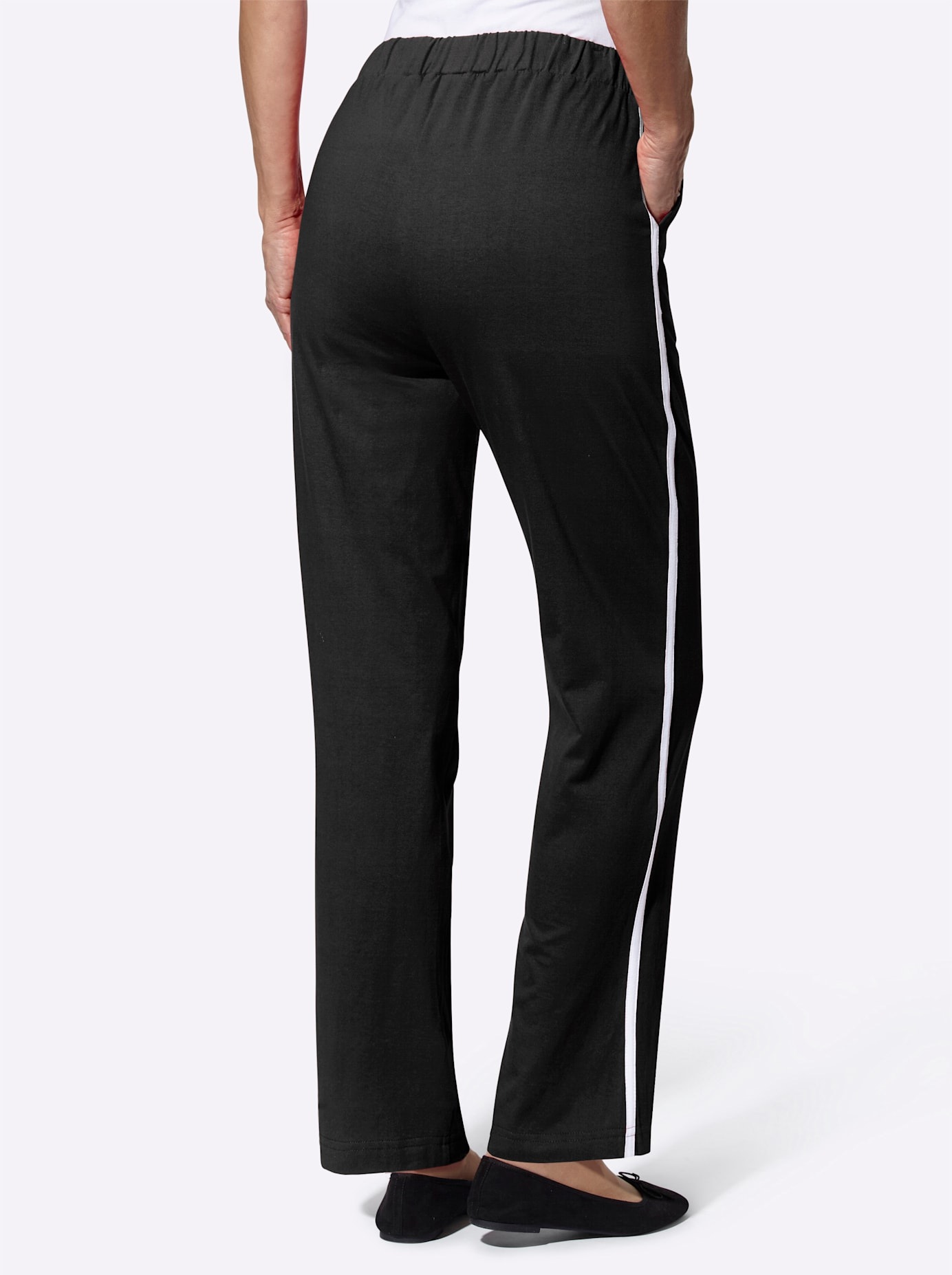 Women's Pull-On Pants Black Size 54 3
