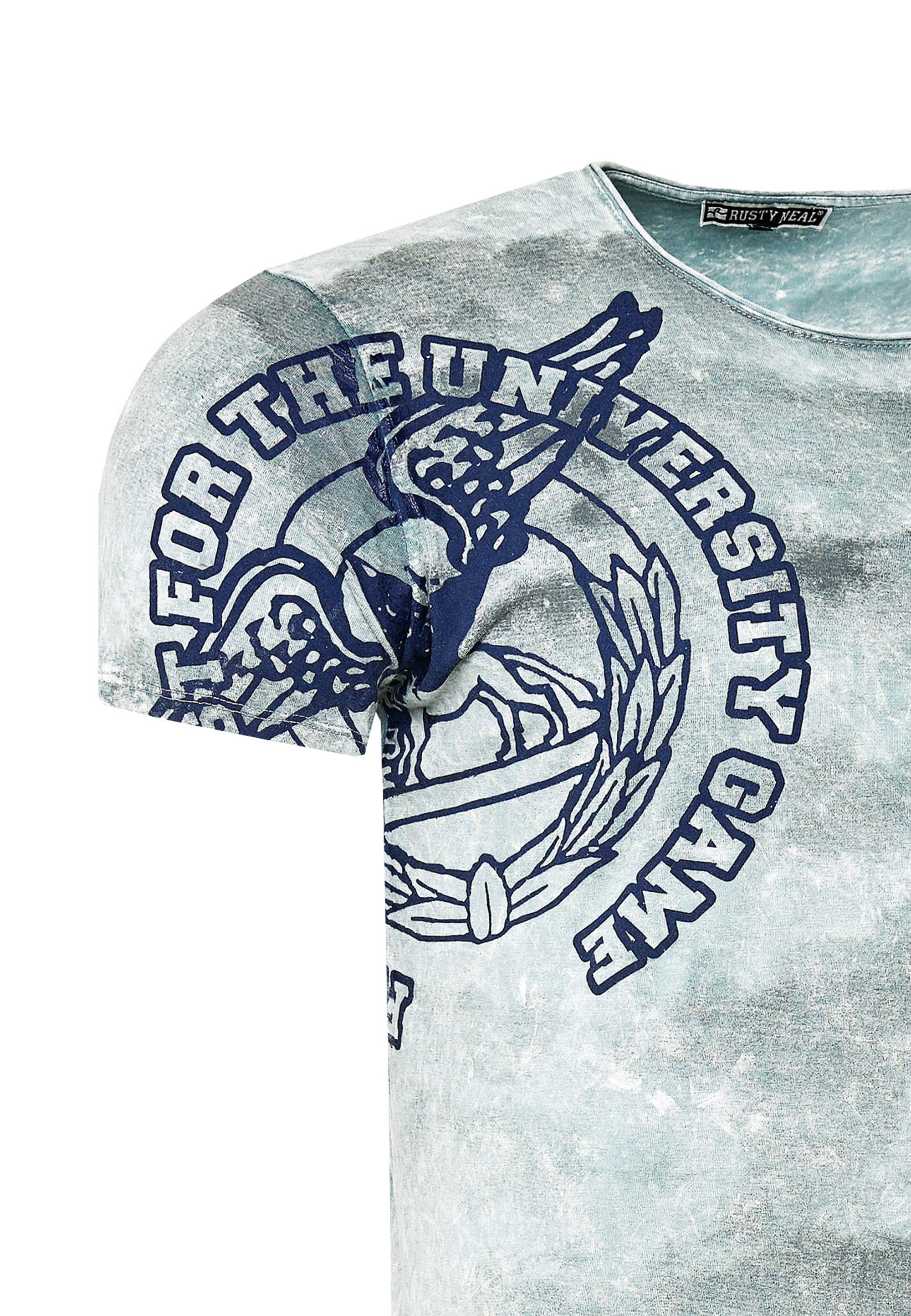 Rusty Neal T-Shirt, mit eindrucksvollem Print