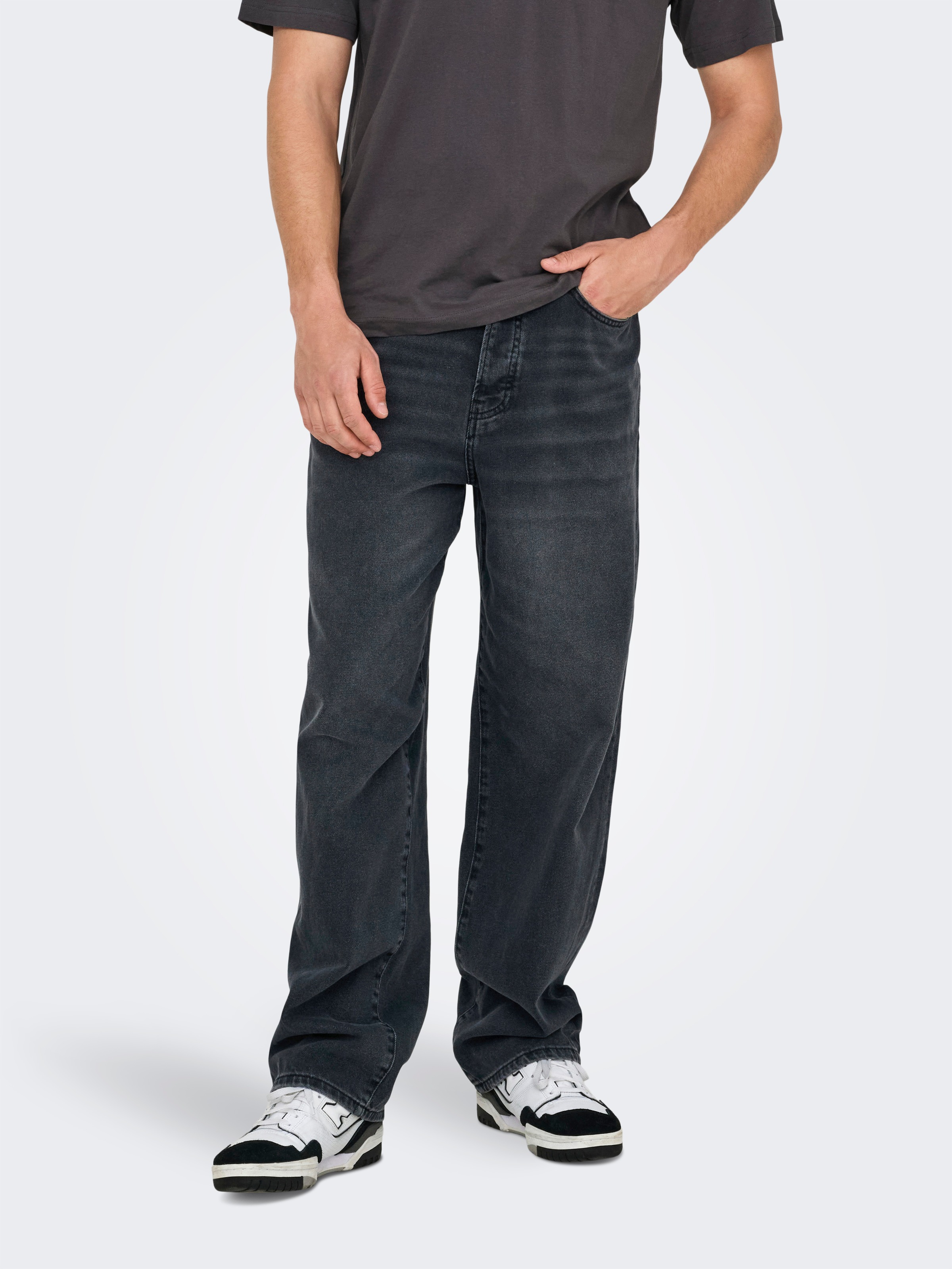ONLY & SONS Relax-fit-Jeans "ONSFADE LOOSE BOX TAI DNM MU OTL" günstig online kaufen