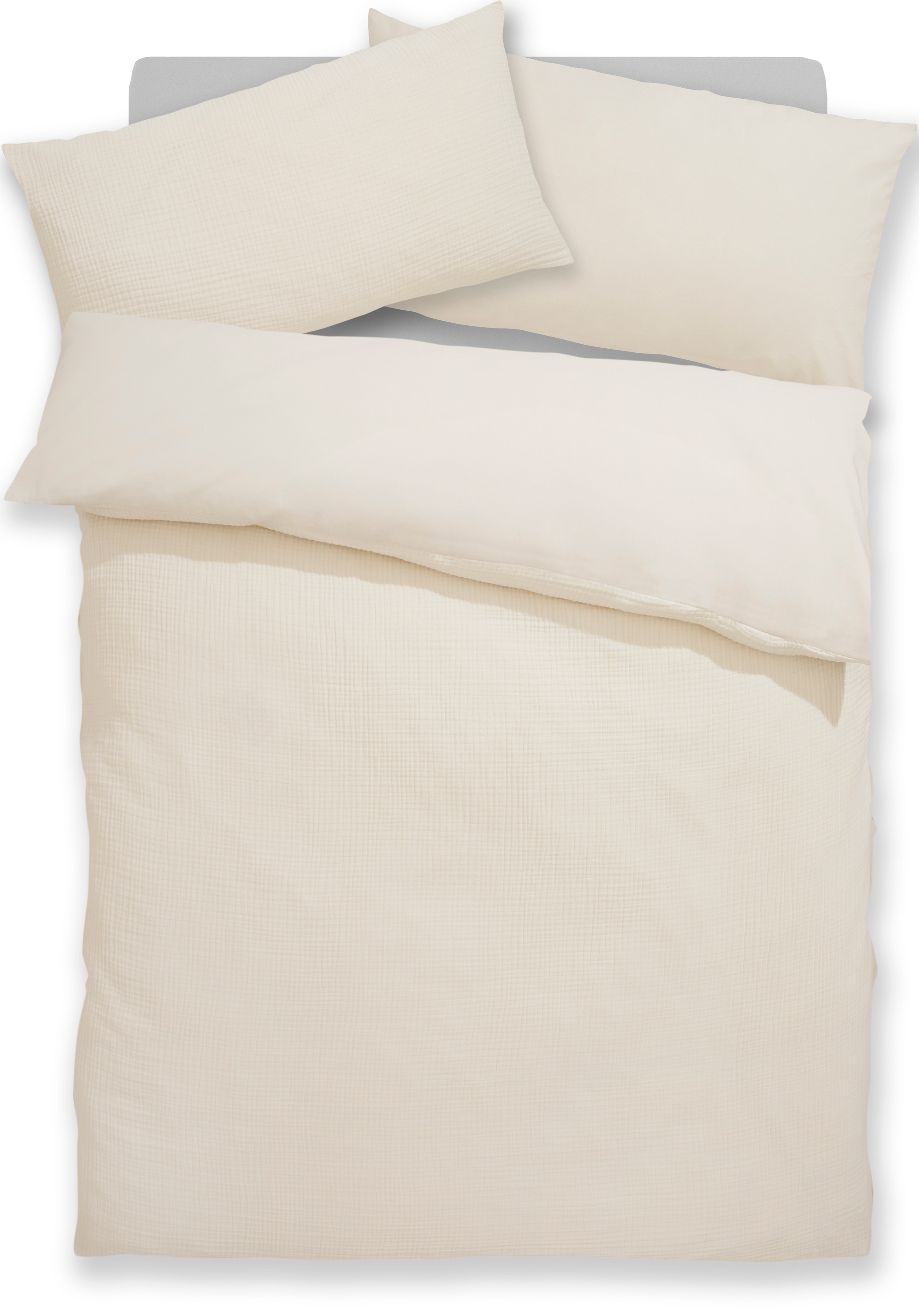 OTTO home Wendebettwäsche "Sari3" 2 tlg. NEUHEIT: aus 100% Baumwolle in wei günstig online kaufen