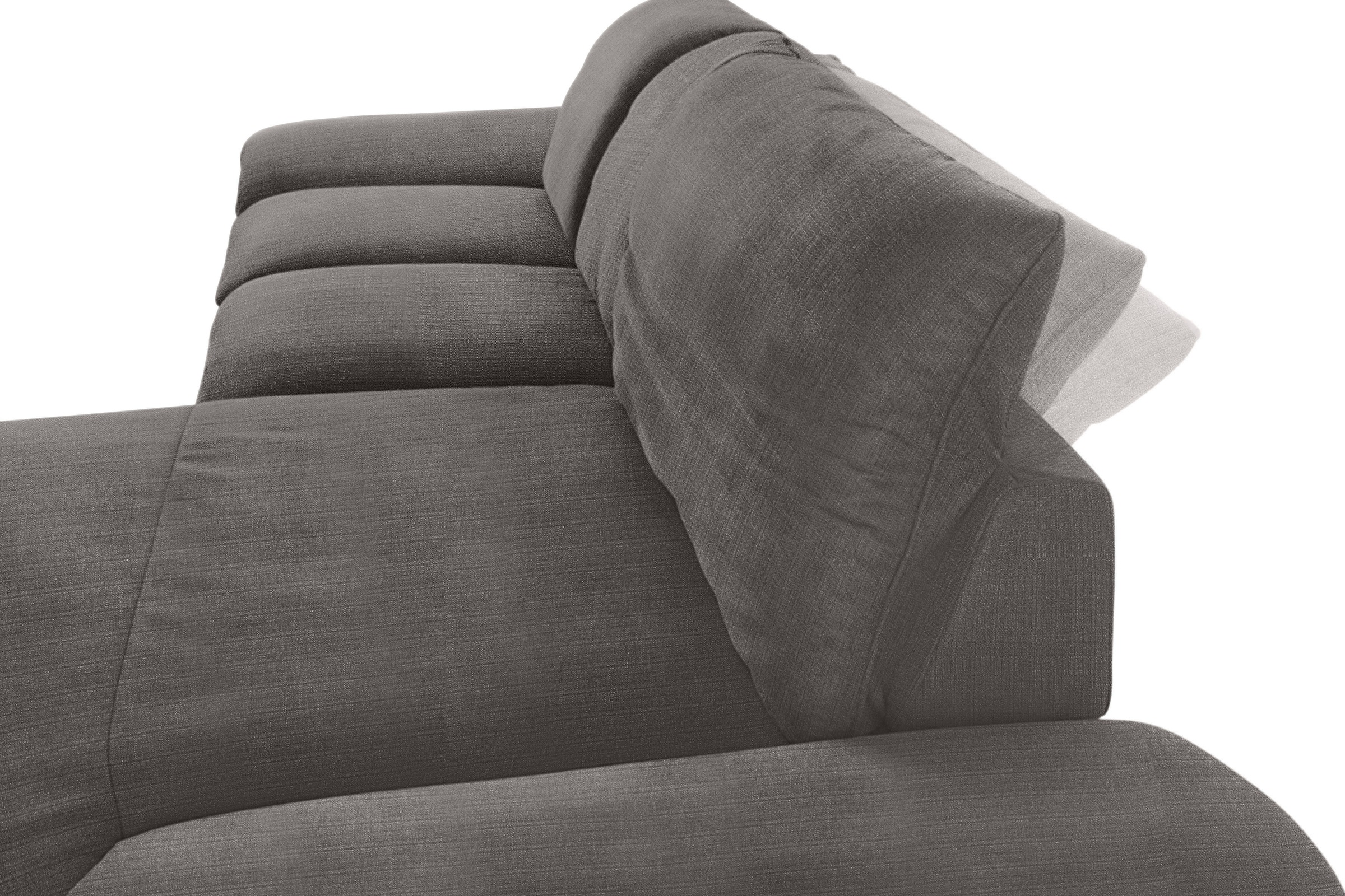 W.SCHILLIG Ecksofa »enjoy&MORE, Designsofa, bequem, zeitlos und elegant, L-Form«, Sitztiefenverstellung, Füße bronze pulverbeschichtet, Breite 310 cm