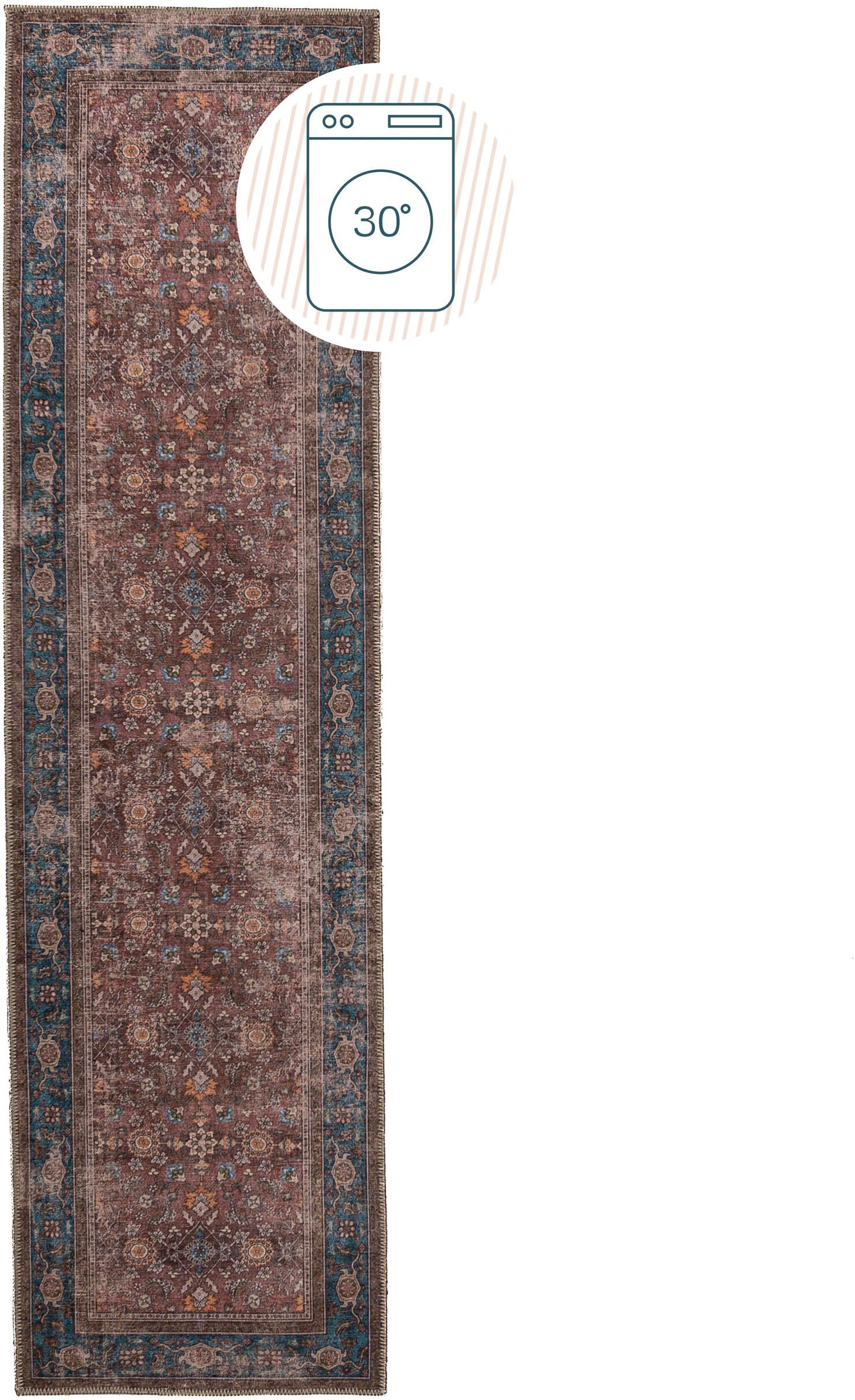FLAIR RUGS Teppich "Cyra" rechteckig 4 Höhe Waschbarer Traditioneller Teppi günstig online kaufen