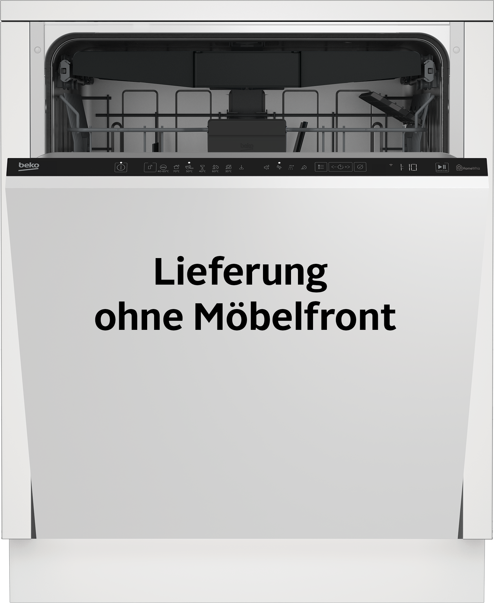 BEKO vollintegrierbarer Geschirrspüler "BDIN16R46W" 9,5 l 15 tlg. Maßgedecke Quick&Shine – schnelle Reinigung mit optimaler Trocknung