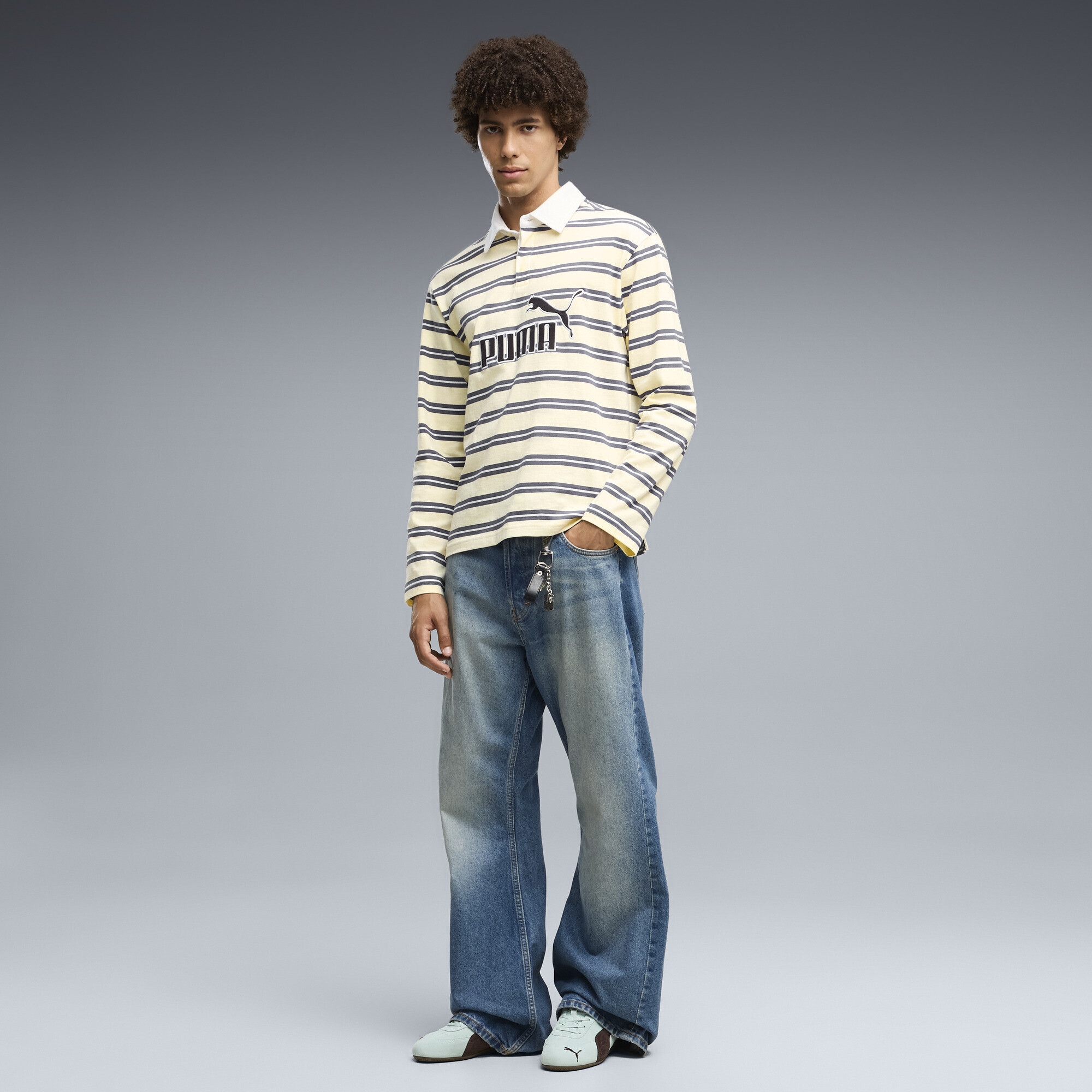 PUMA Poloshirt »Essentials Elevated No. 1 Relaxed Rugbypolo Herren«