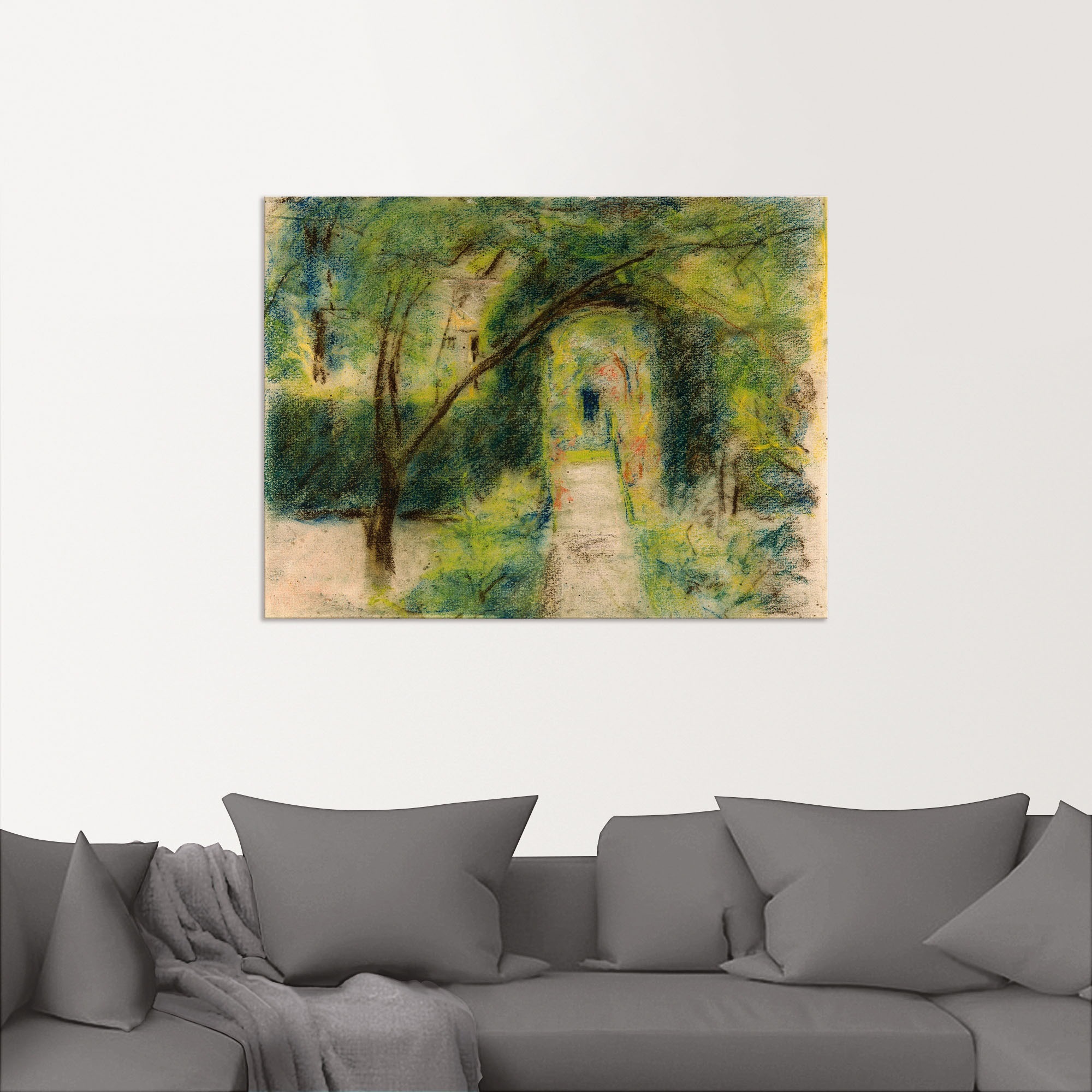 Artland Wandbild »Garten am Wannsee.«, Gartenbilder, (1 St.), als Alubild, Leinwandbild, Wandaufkleber oder Poster in versch. Größen