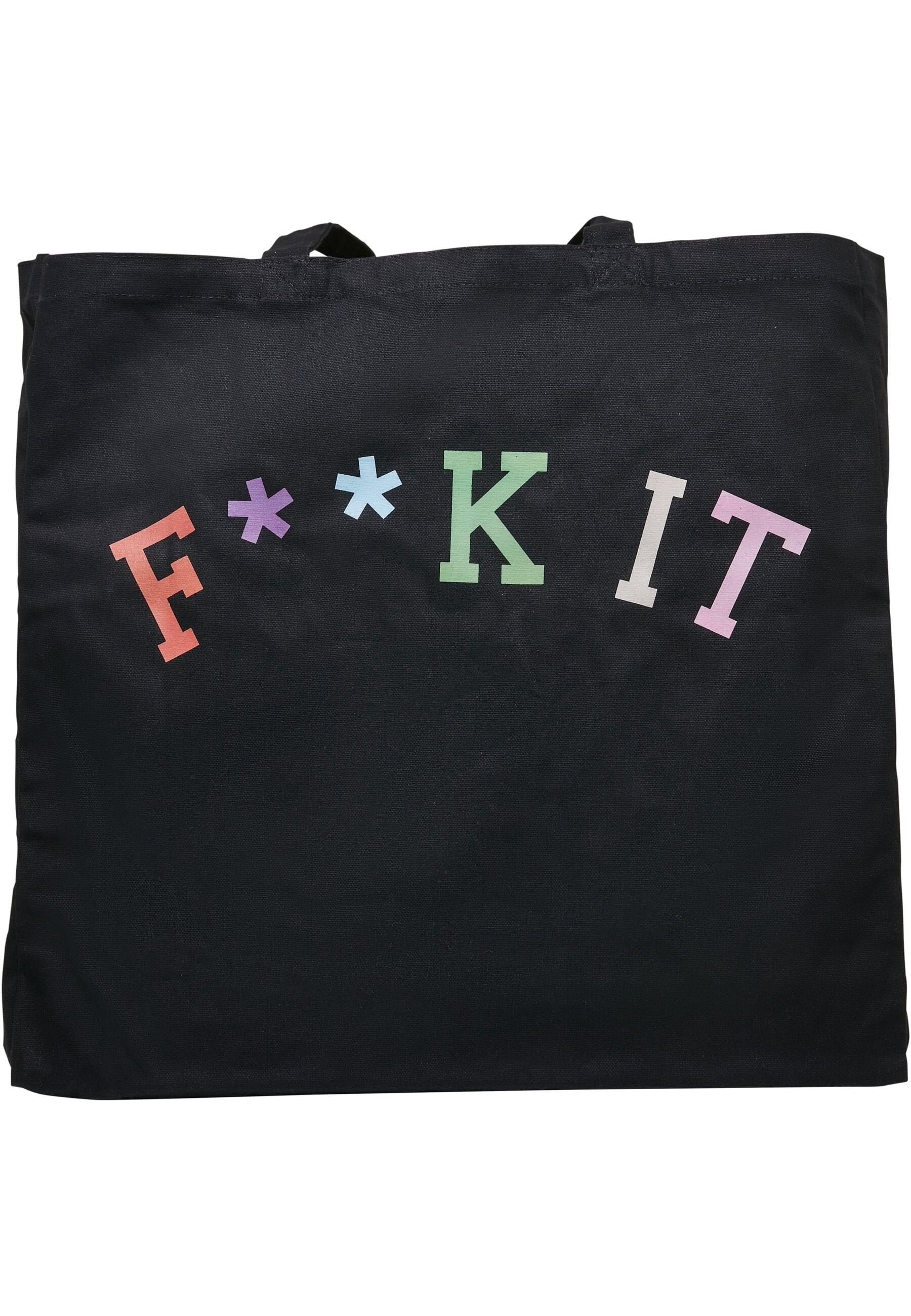 MisterTee Umhängetasche »MisterTee Unisex Fuck It Oversize Canvas Tote Bag«, (1 tlg.)