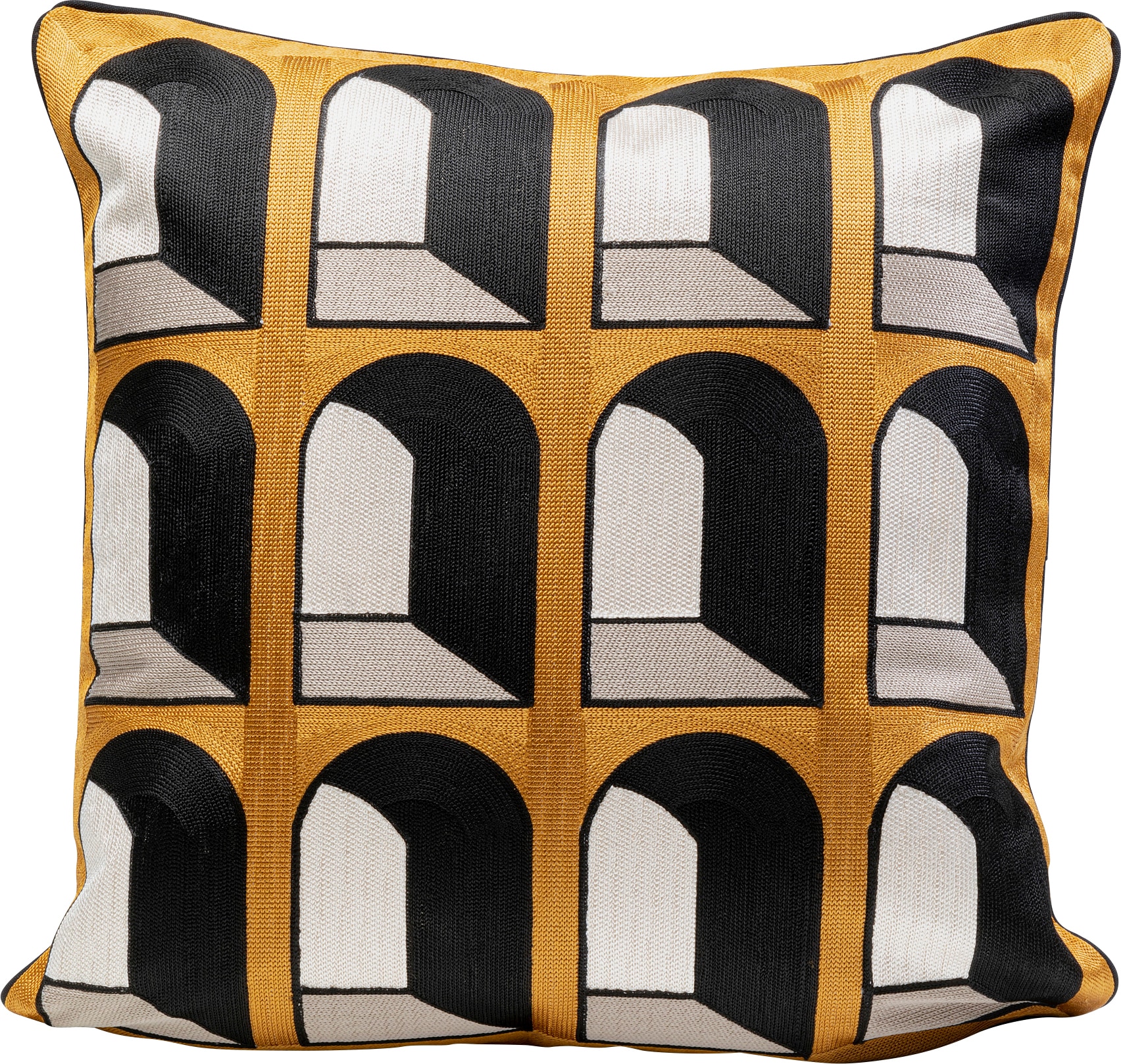 Kare Design Dekokissen "Coloseo, Kissenhülle mit Füllung, 50x50 cm" stützt Kopf und Nacken angenehm und sorgt für erholsamen Schlaf