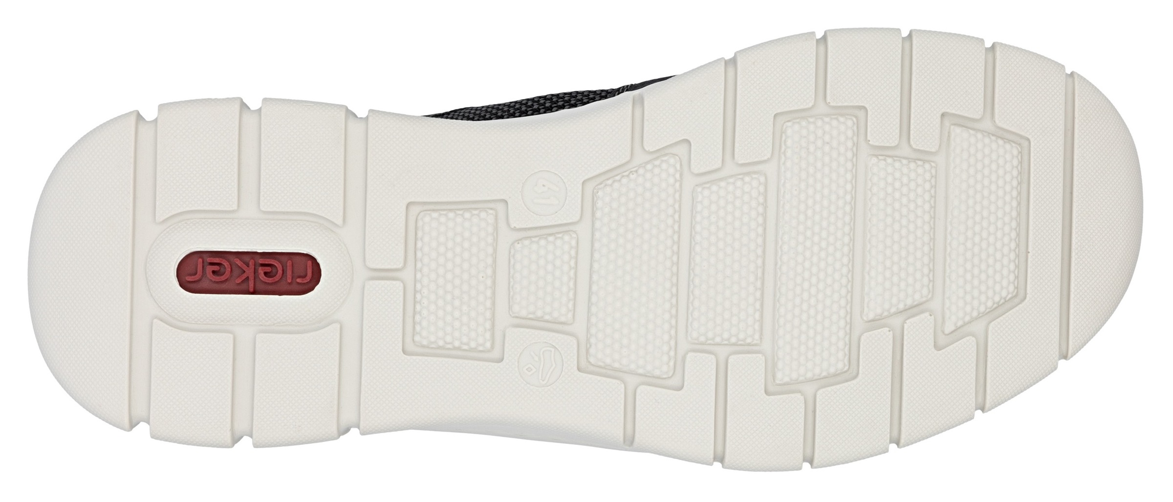 Rieker Slip-On Sneaker, Schlupfschuh, Halbschuh, Freizeitschuh mit Gummizug, zum Schlupfen