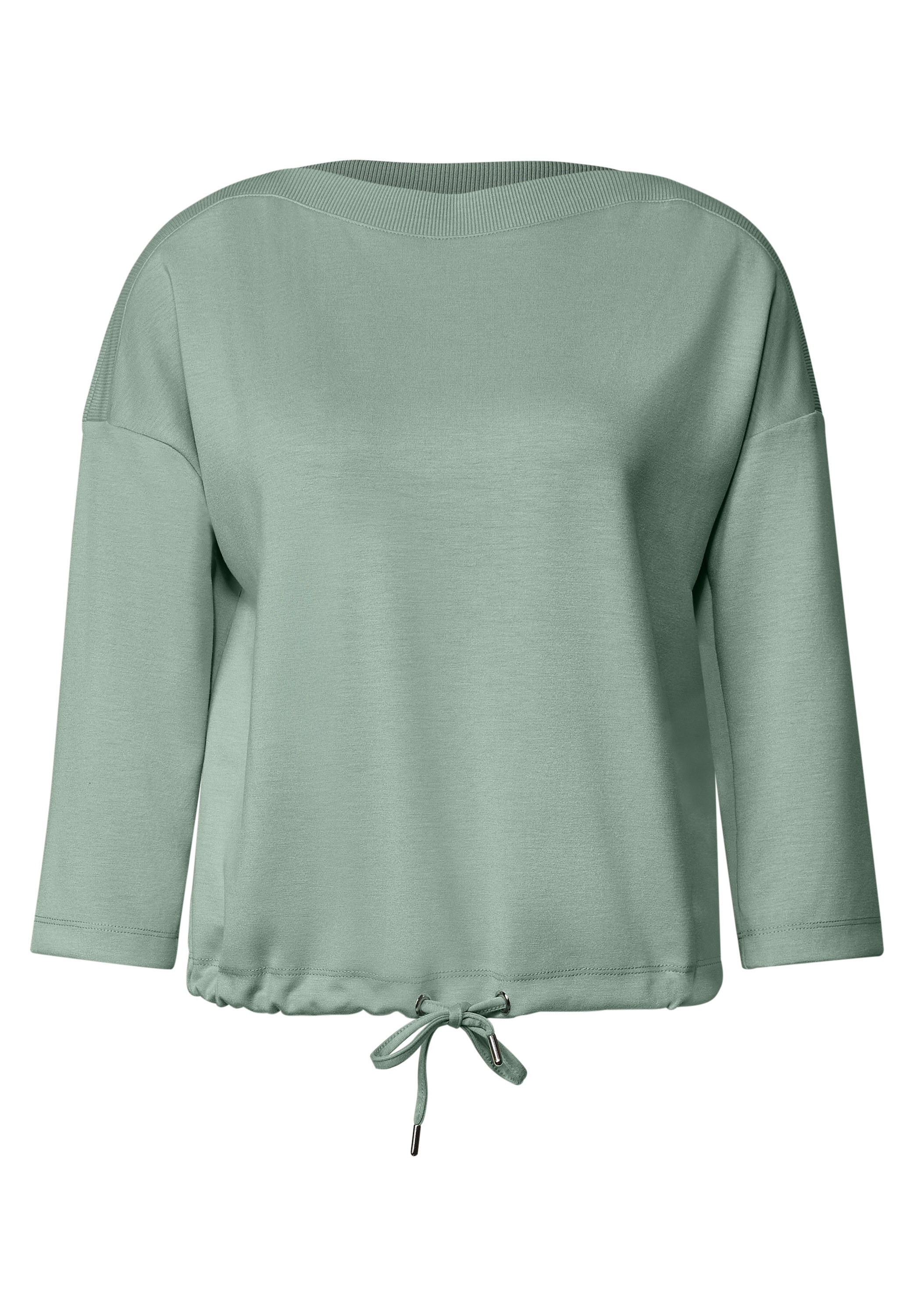 STREET ONE 3/4-Arm-Shirt mit Ripp-Details