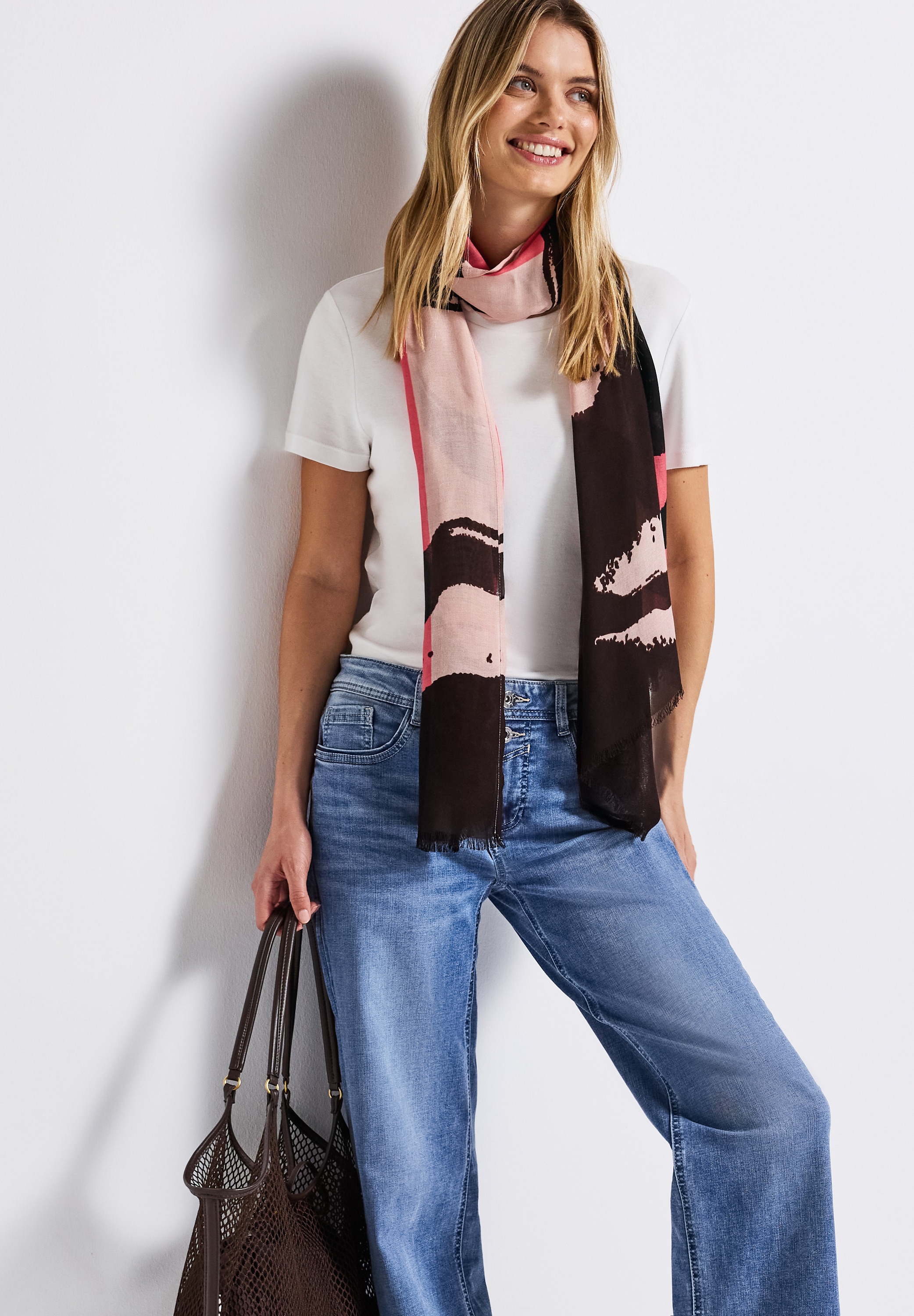 STREET ONE Schal, aus Modal günstig online kaufen