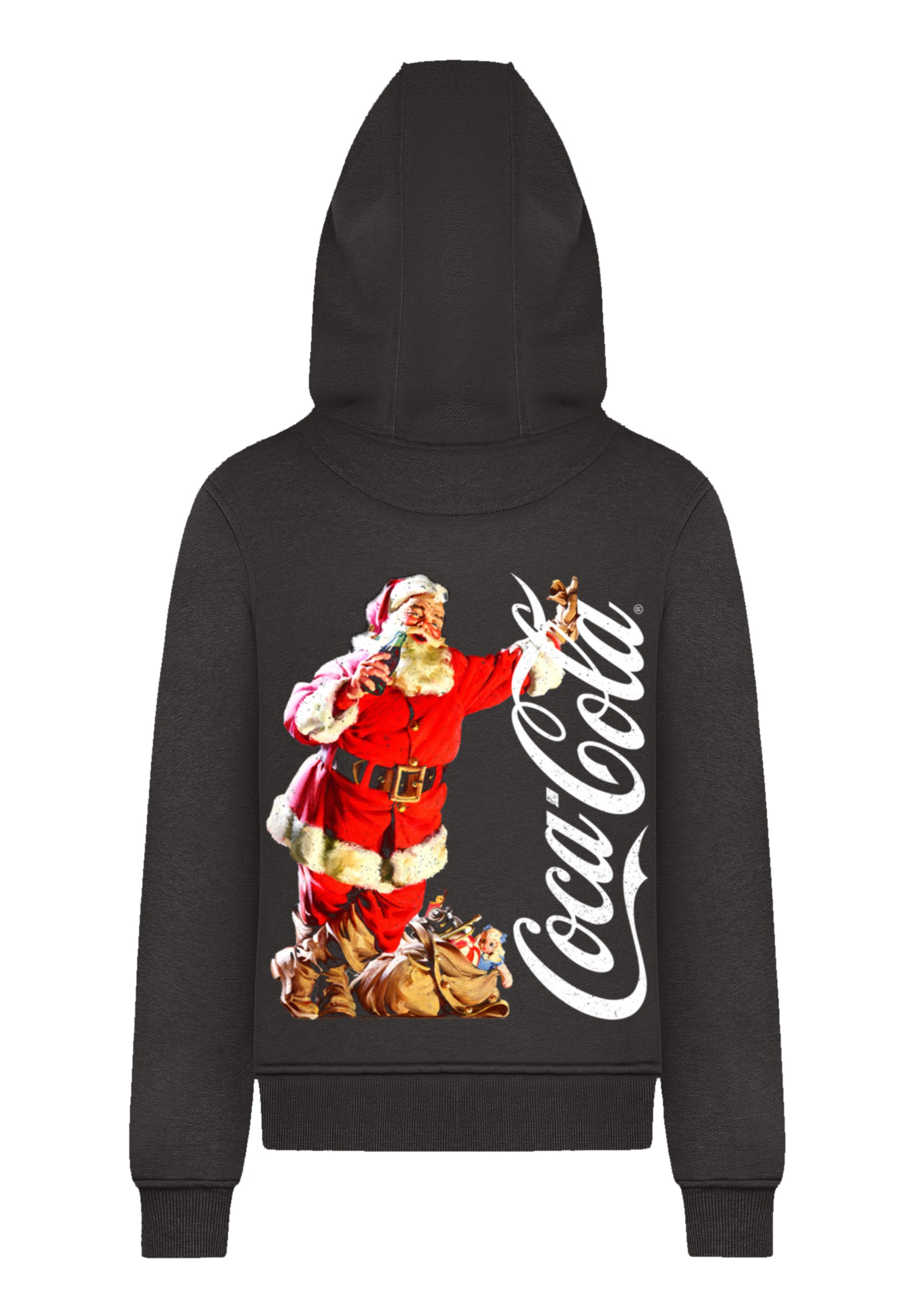 F4NT4STIC Kapuzenpullover »Coca Cola Leaning Santa« Premium Qualität