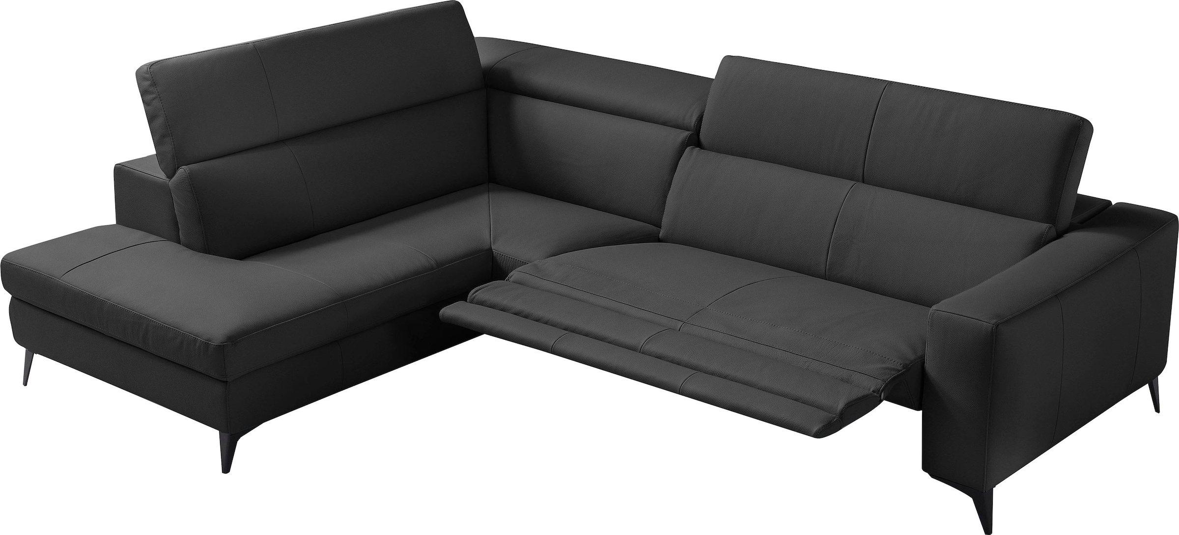Egoitaliano Ecksofa "Edith, Designsofa mit hohem Sitzkomfort, L-Form", inkl günstig online kaufen
