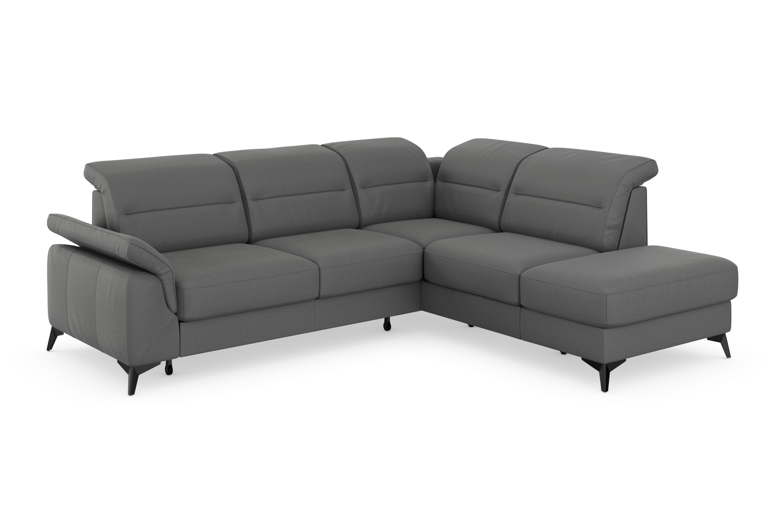 Thumbnail - sit&more Ecksofa "Sinatra L-Form", mit Ottomane, optional mit Kopfteilverstellung und Armteilfunktion