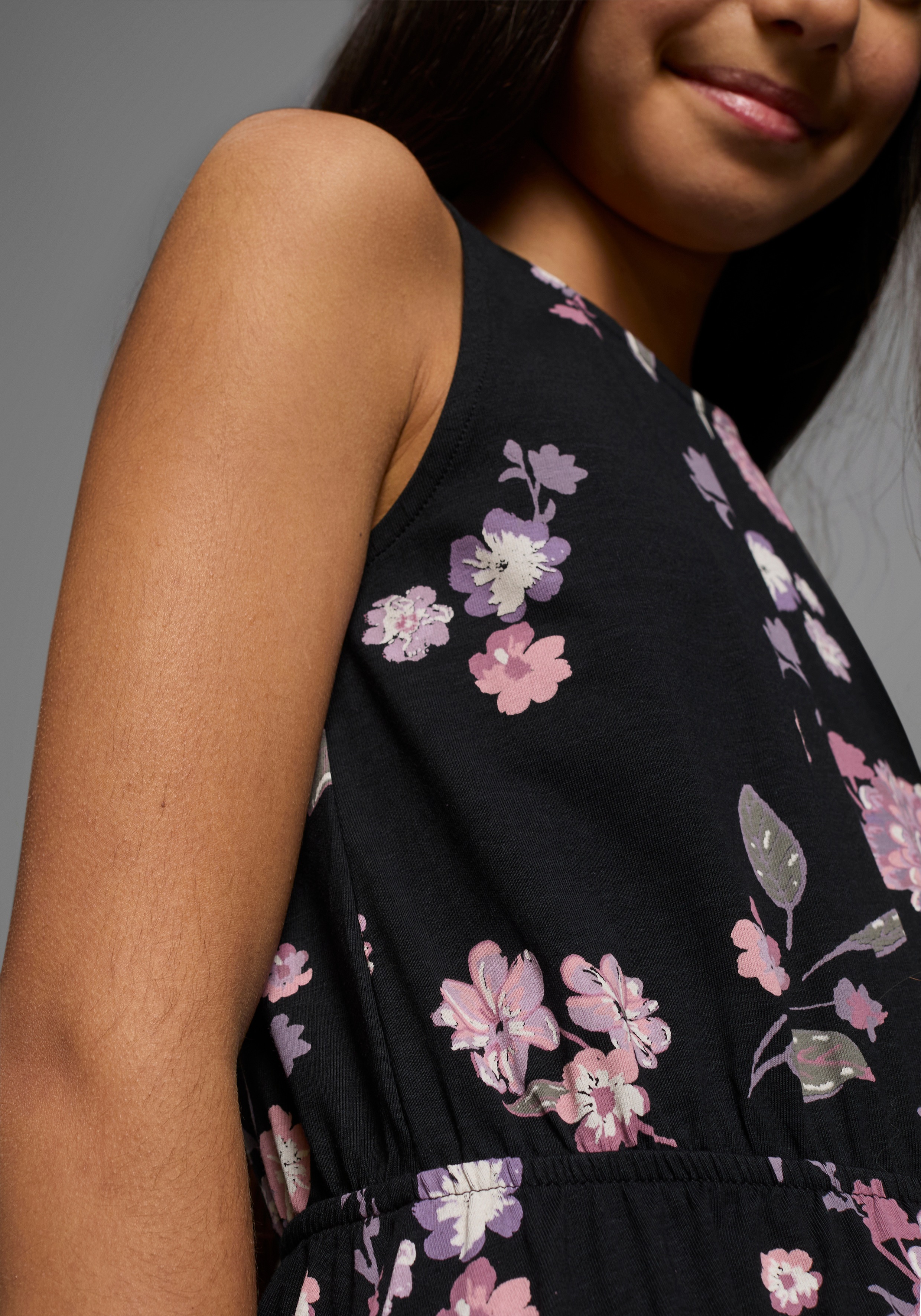 Thumbnail - KIDSWORLD Jerseykleid festliche Anlässe, ärmelloses Kleid