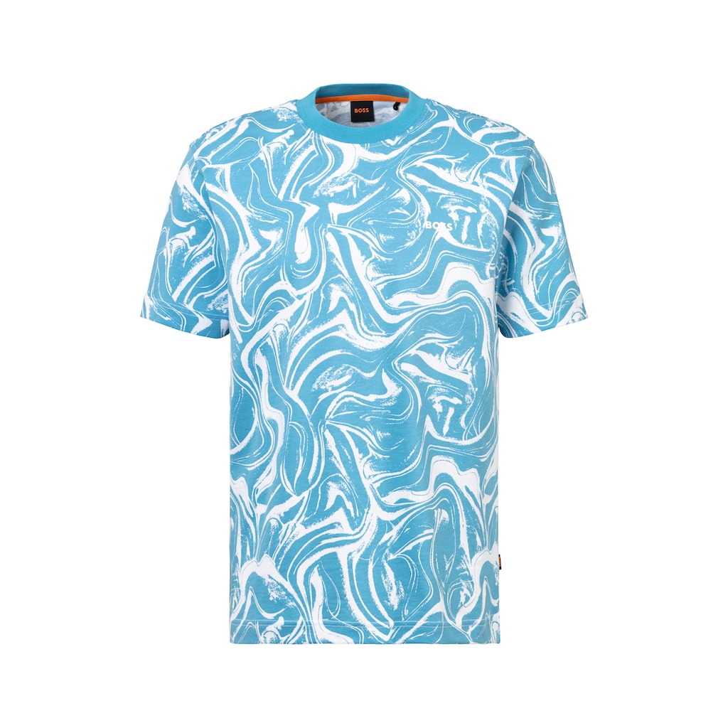 BOSS ORANGE T-Shirt »Te_Ocean«, mit Rundhalsausschnitt
