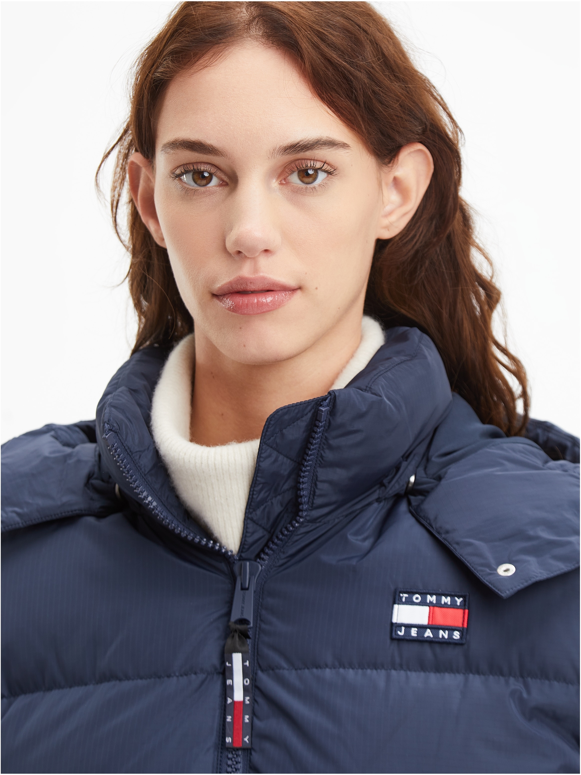 Tommy Jeans Aufhänger PUFFER Kragen »TJW für VEST«, BAUR ALASKA am bestellen | Daunenweste mit