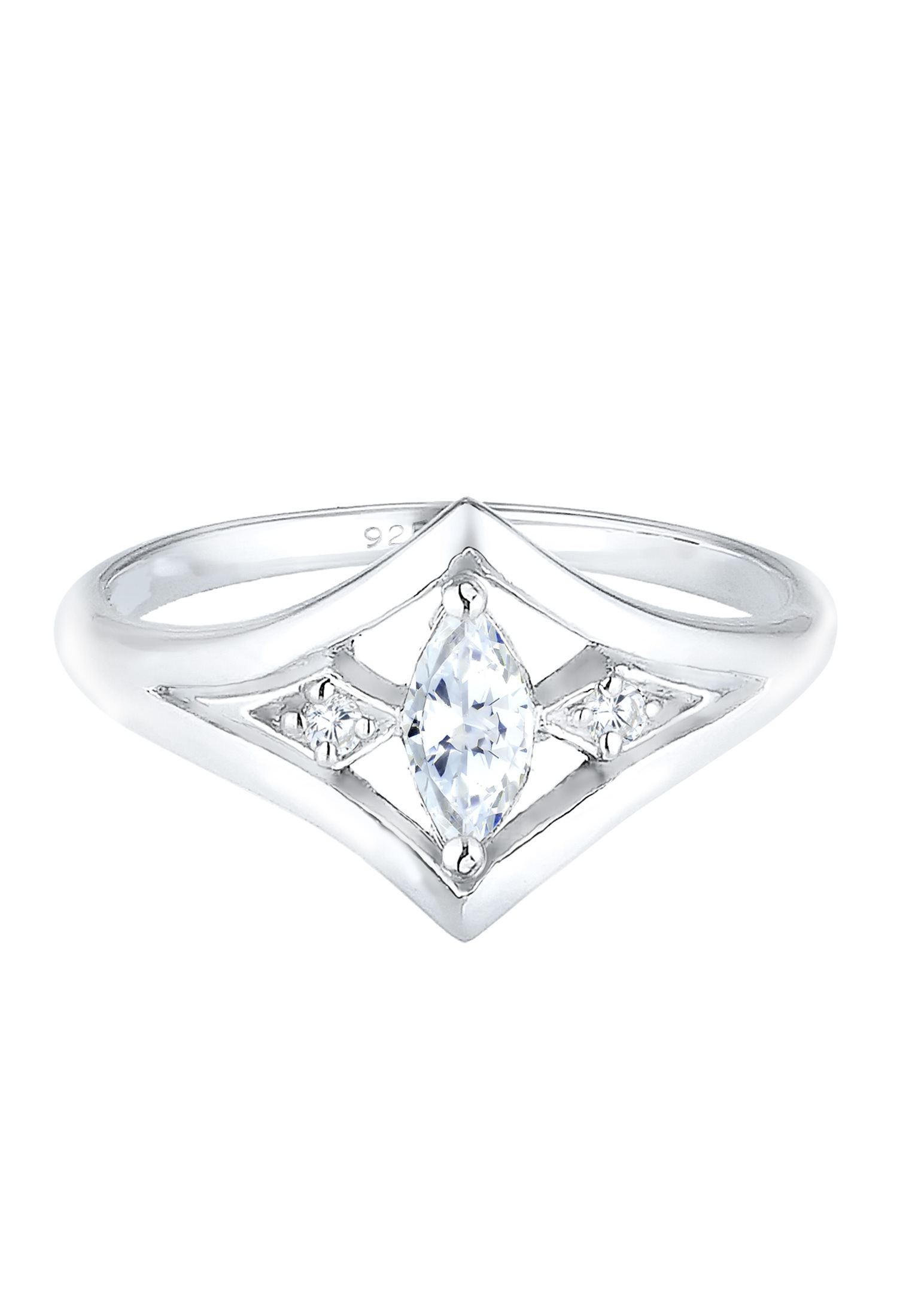 Elli Verlobungsring »Zirkonia Weiß 925 Sterling Silber«