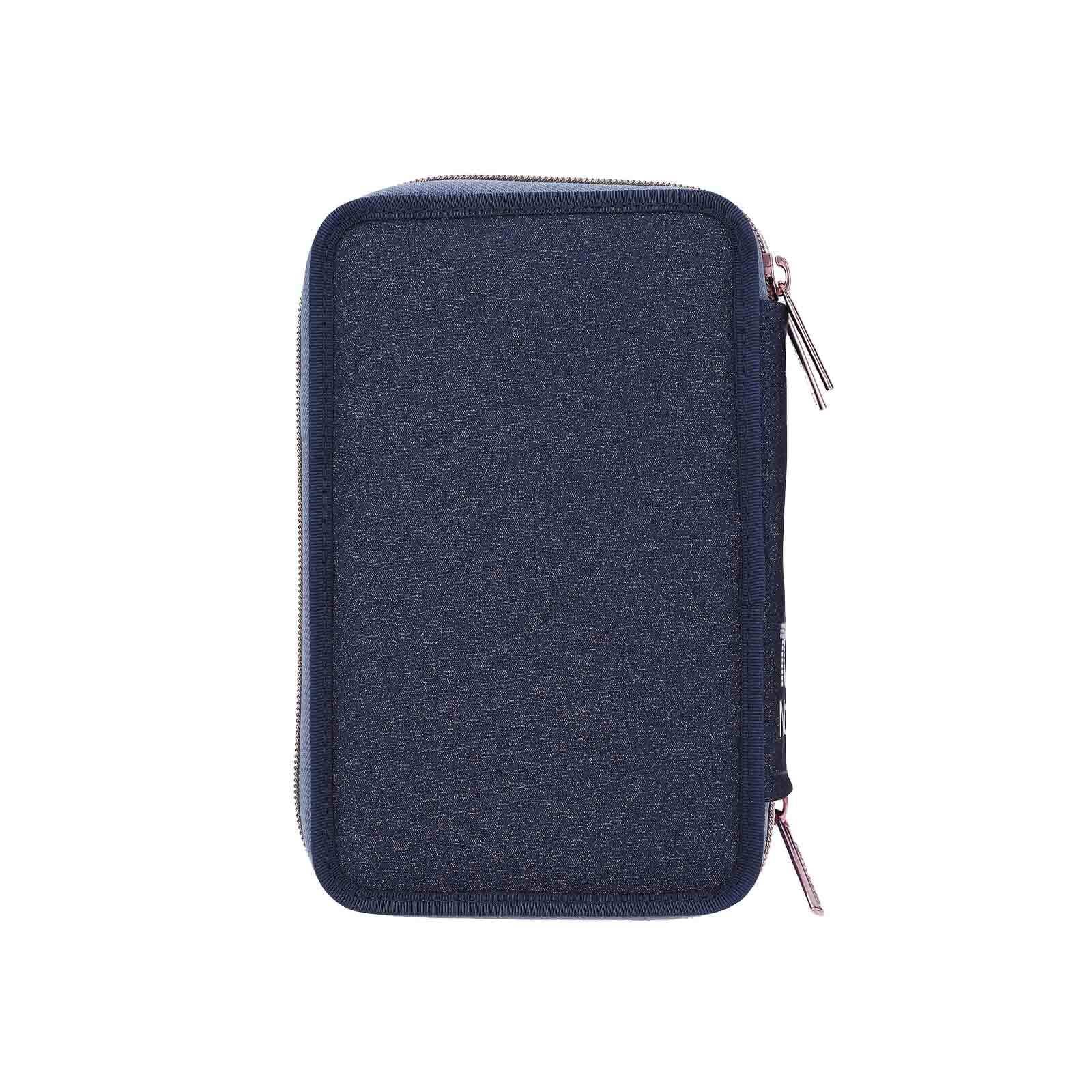 Depesche Buntstift »3-Fach Federtasche TOPModel 7,5 x 13 x 20 cm dunkelblau«