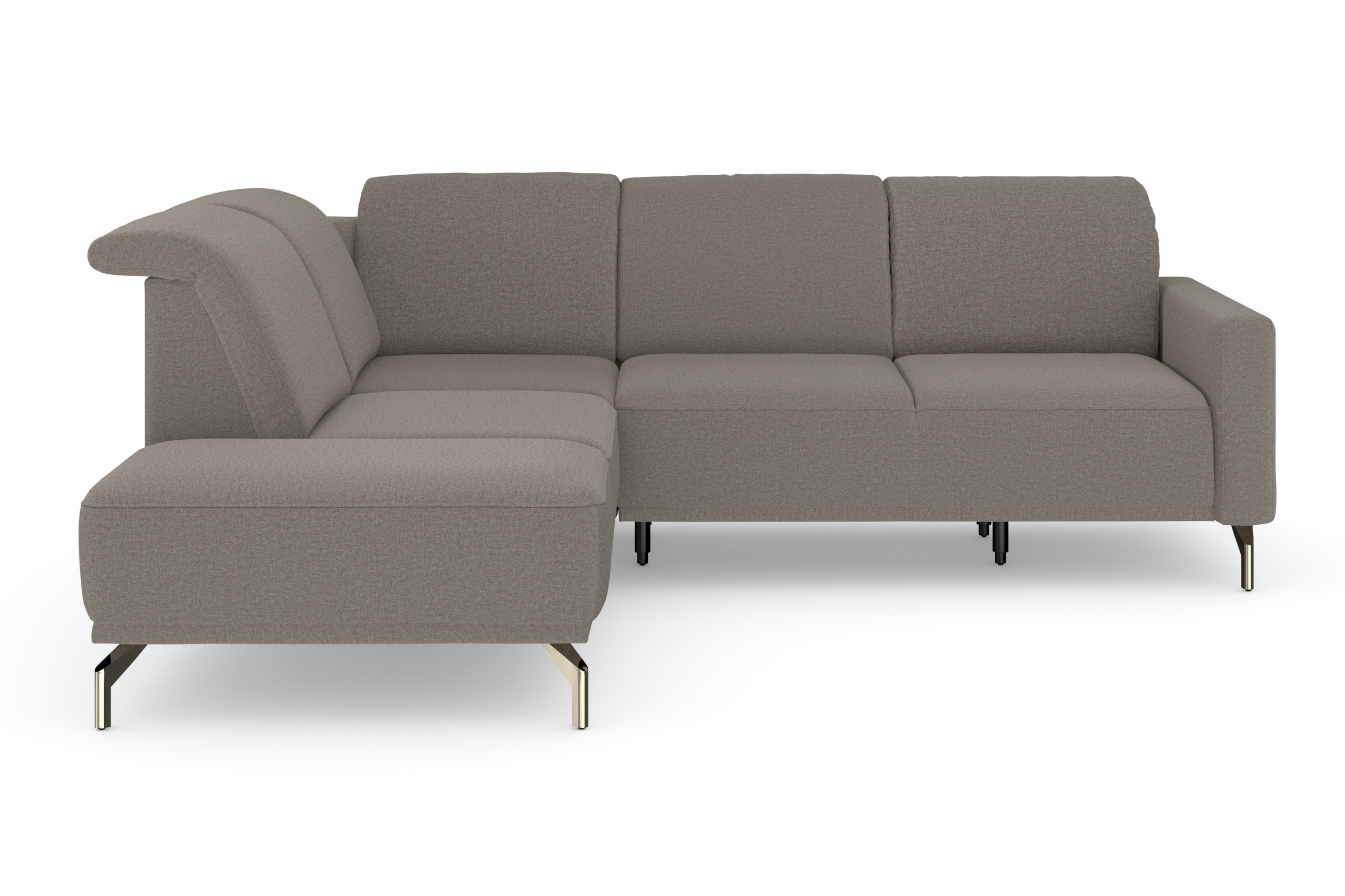 sit&more Ecksofa »Bailando L-Form«, wahlweise mit Kopfteilverstellung und Vorziehsitz, motorisch