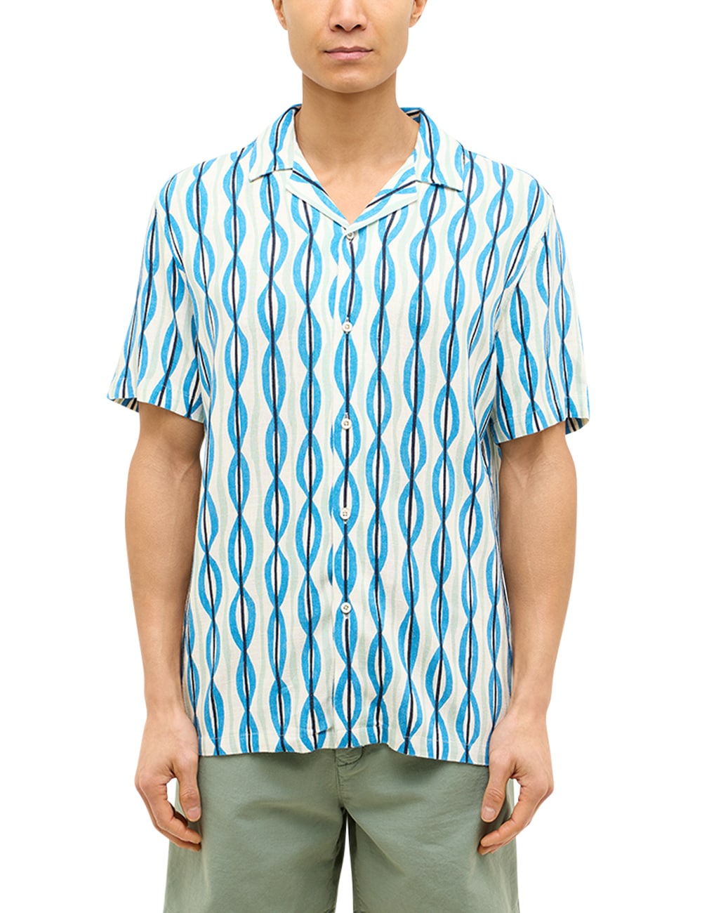 MUSTANG Kurzarmhemd "Herren Style Layton" günstig online kaufen