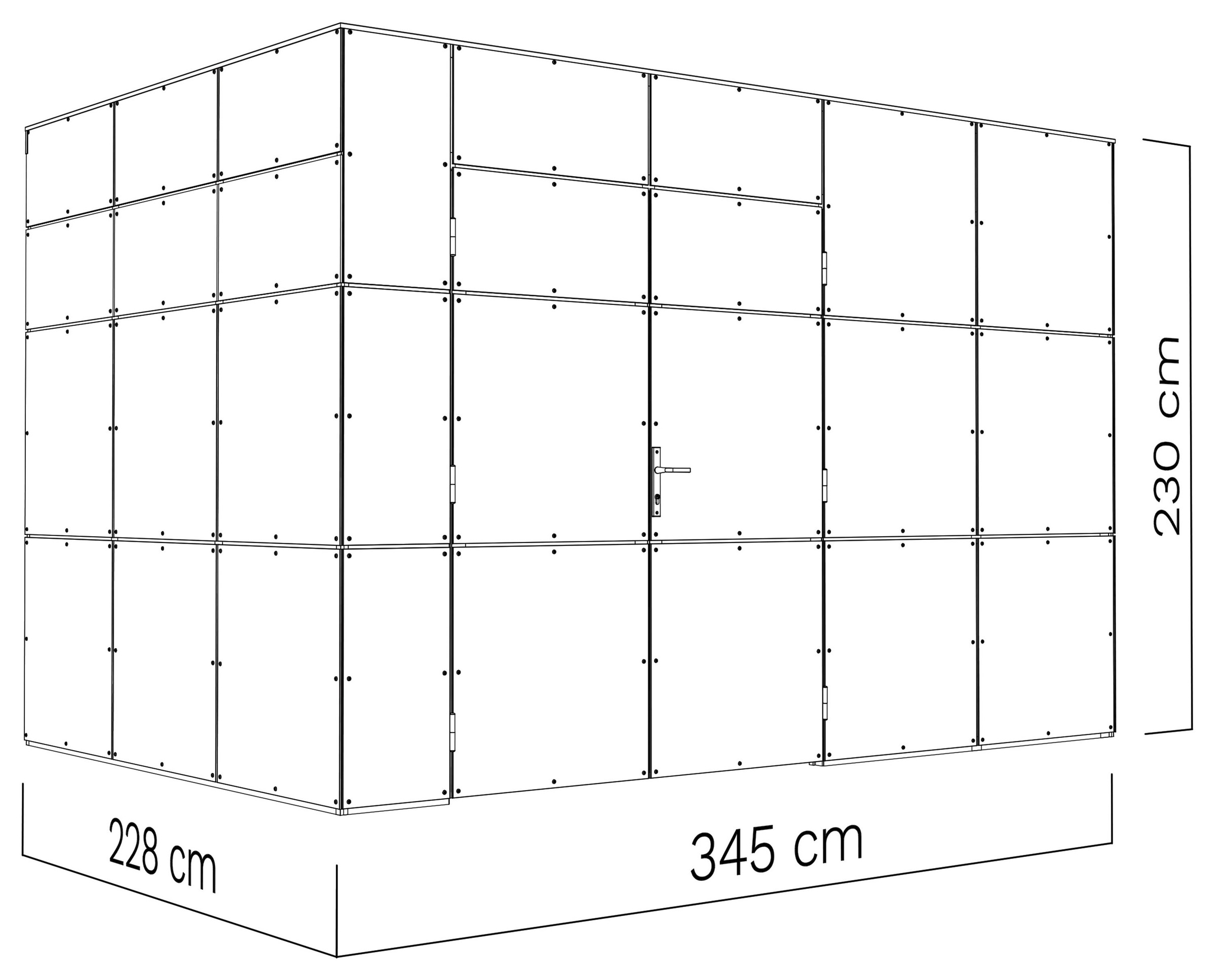 BERTILO Gartenhaus »HPL 2«