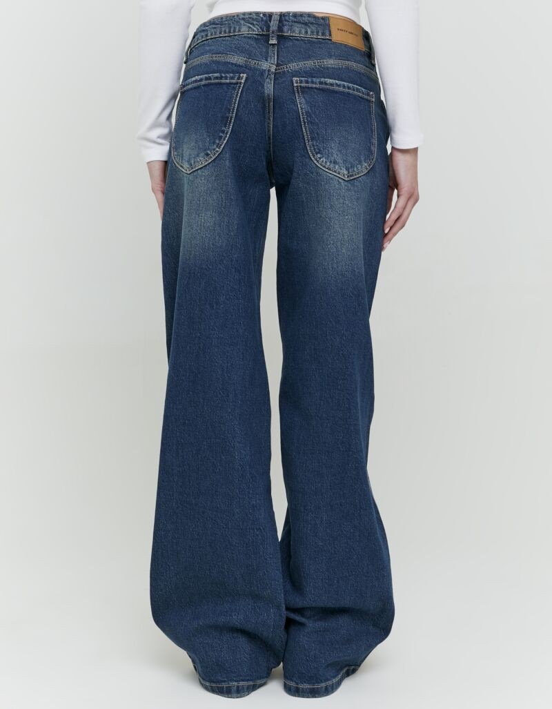 Tally Weijl Weite Jeans "SPADEPALLASC" Baumwollmischung, Low Waist günstig online kaufen
