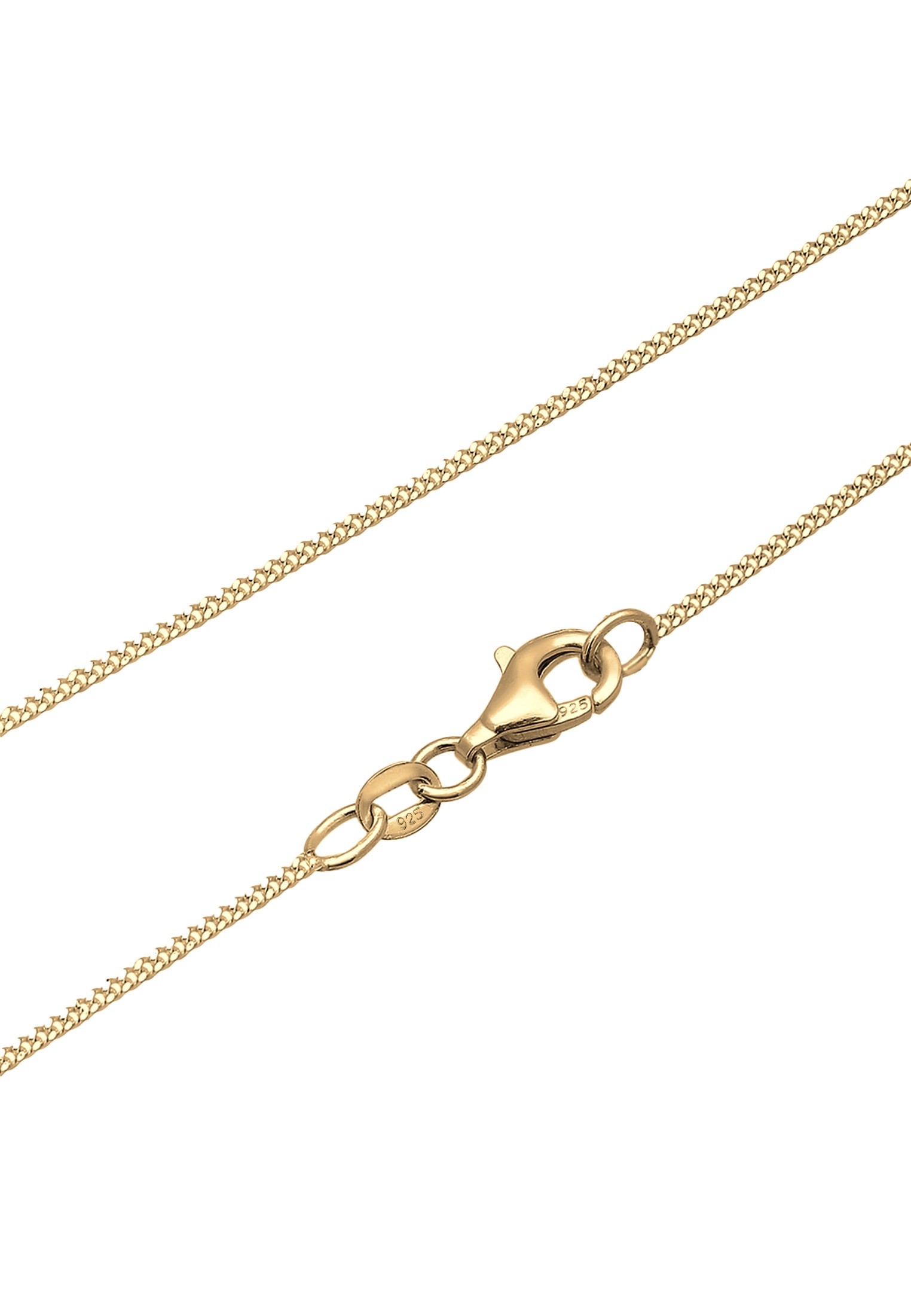 Elli Kette mit Anhänger »Panzerkette Geo Symbol Stab Layer Cool 925 Silber«