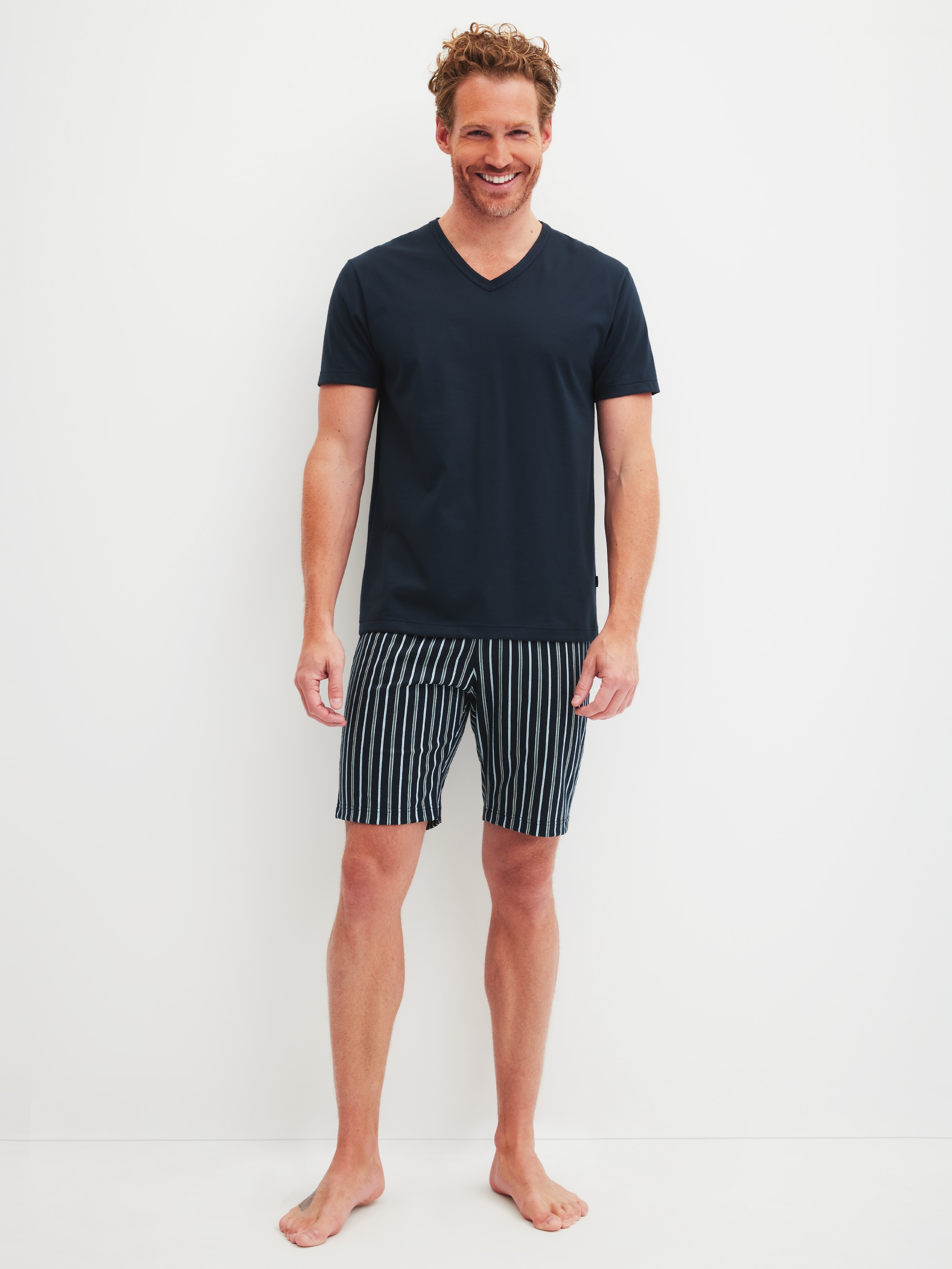 CALIDA Shorty "Cotton Special" 2 Stk. tlg., V-Ausschnitt, Kurzarm, Baumwoll günstig online kaufen