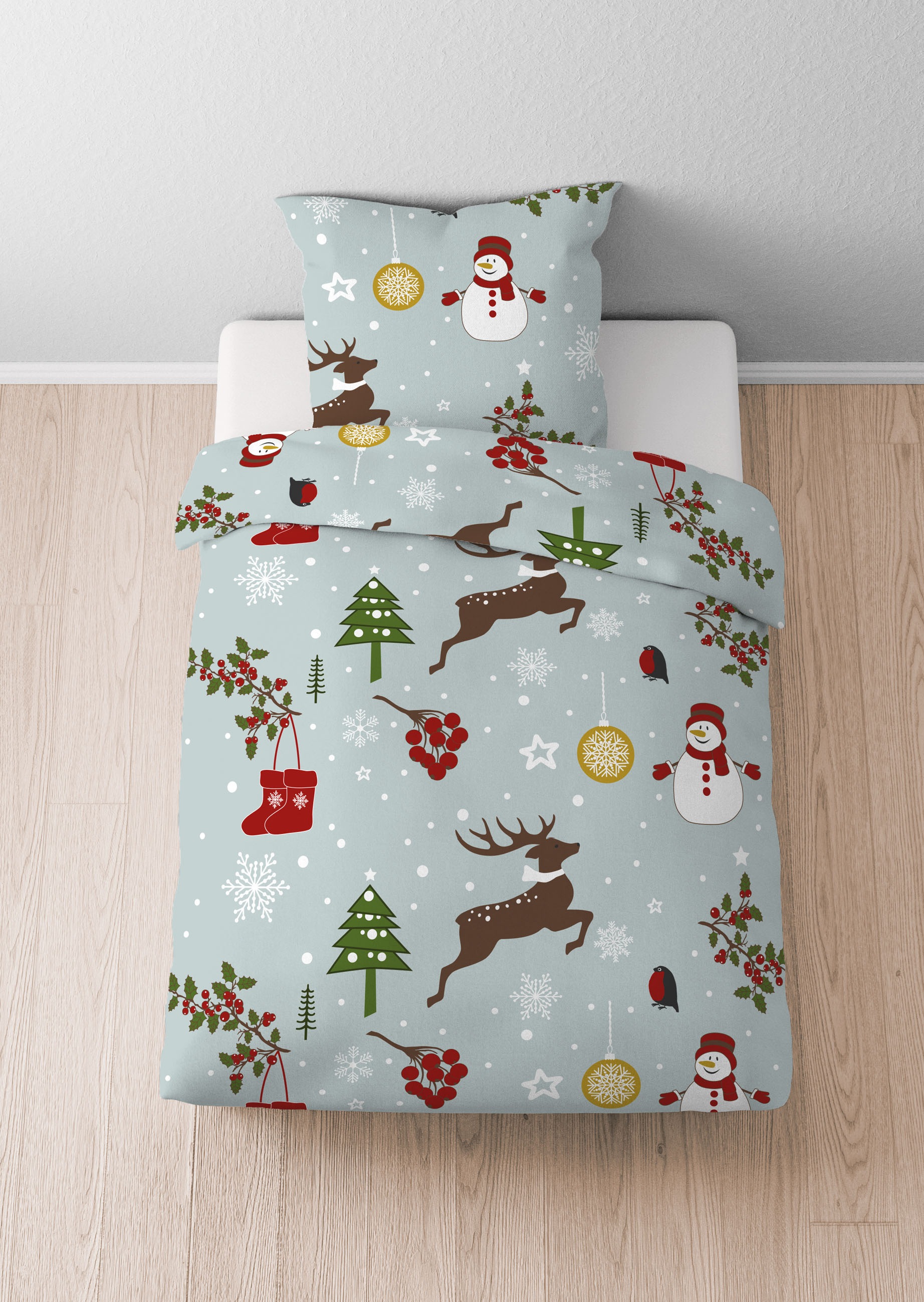 Castell - Markenbettwäsche Bettwäsche "0301128" 2 Stk. tlg. wohlig warm, te günstig online kaufen