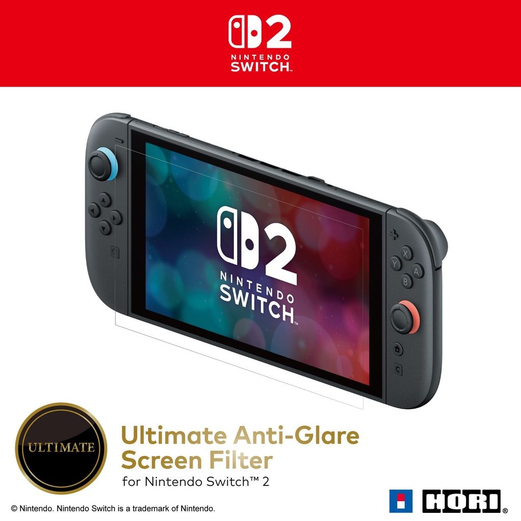 Hori Displayschutzfolie »Ultimative Blendschutz-Displayschutzfolie Switch 2«, für Nintendo Switch 2