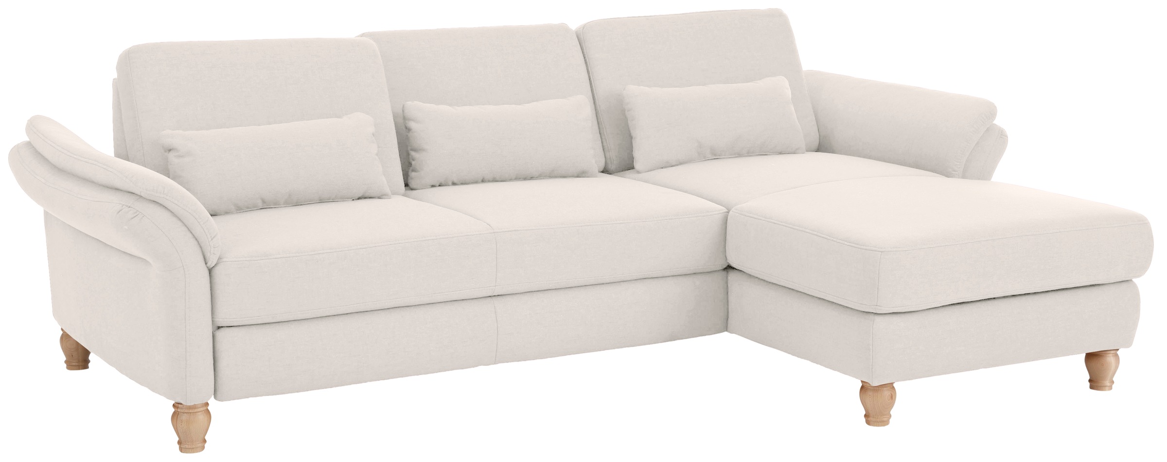 Home affaire Ecksofa »Palace L-Form« incl. Sitztiefenverstellung, wahlweise mit Bettfunktion und Stauraum