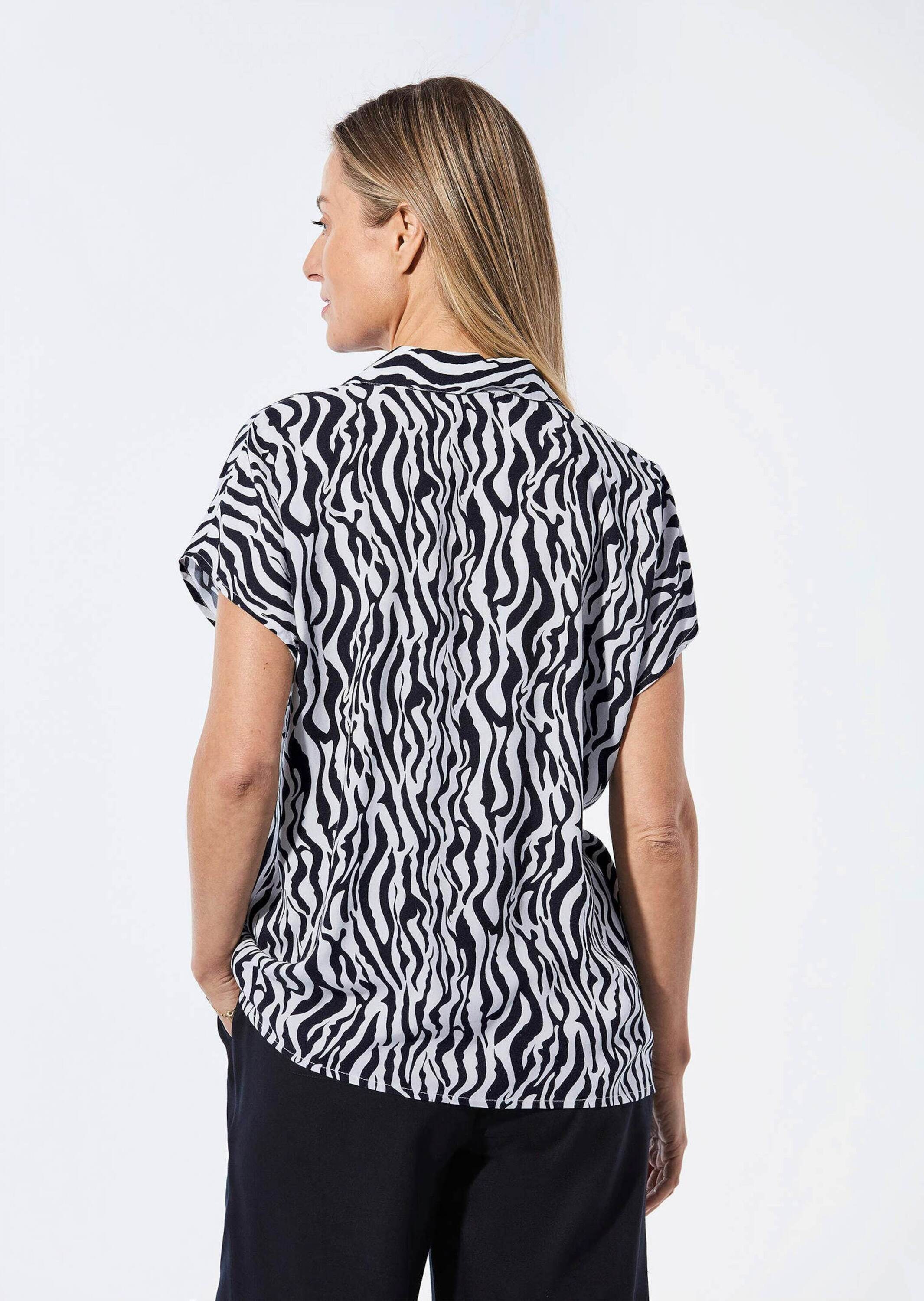 GOLDNER Schlupfbluse »Bluse Druckbluse«