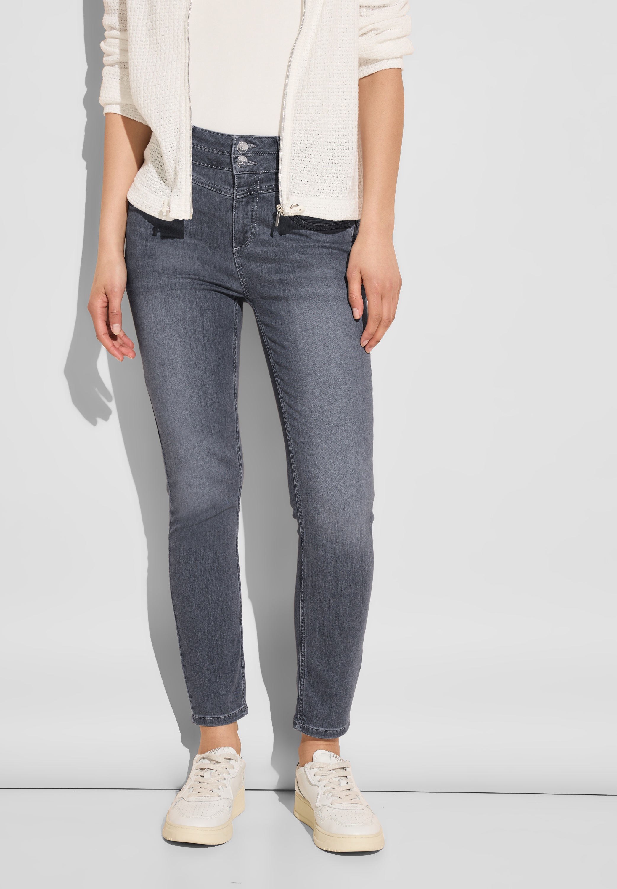 STREET ONE Loose-fit-Jeans, High Waist