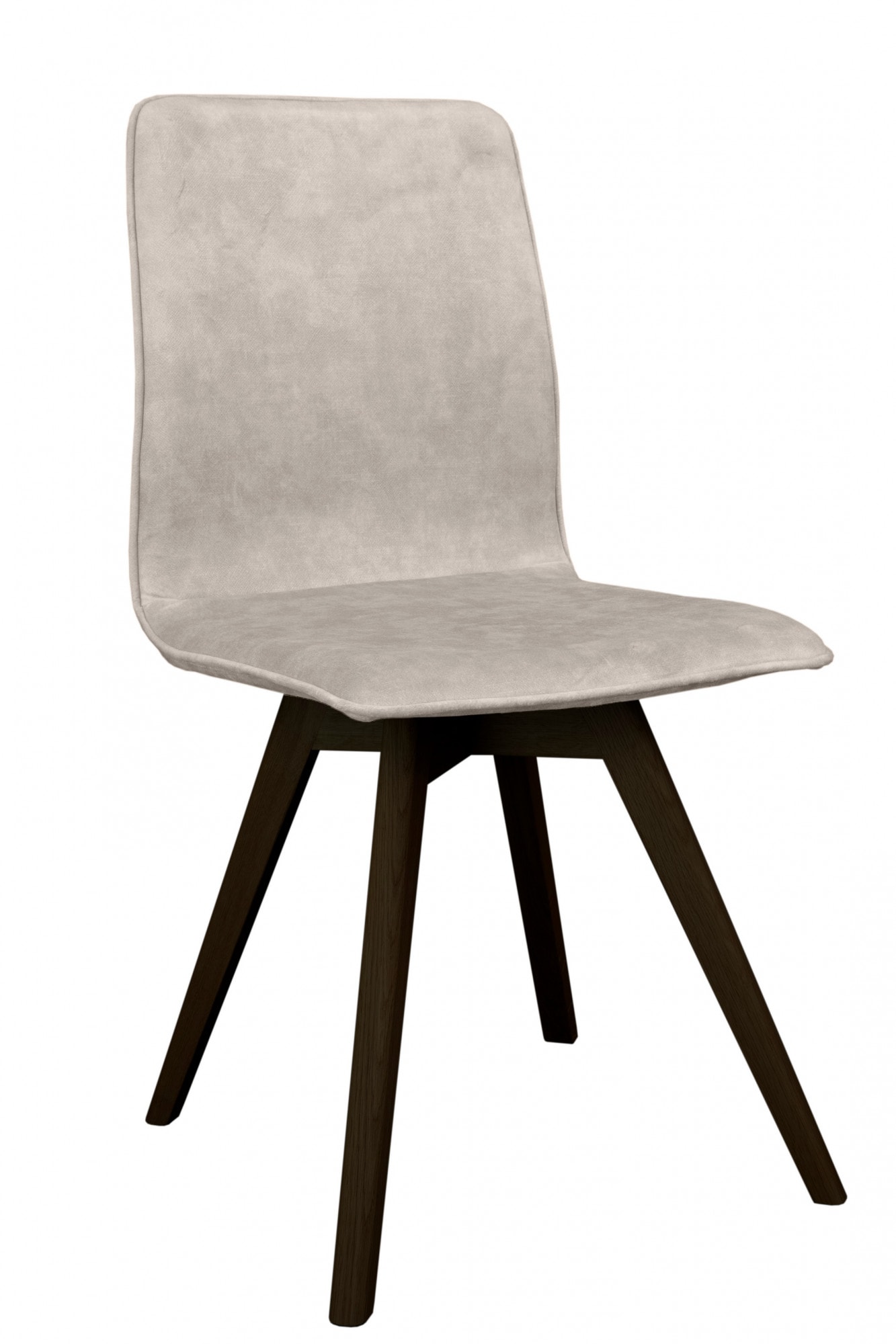 andas Esszimmerstuhl »Rania«, (Set), 2 St., Samtvelours, Massivholzgestell, mit Keder