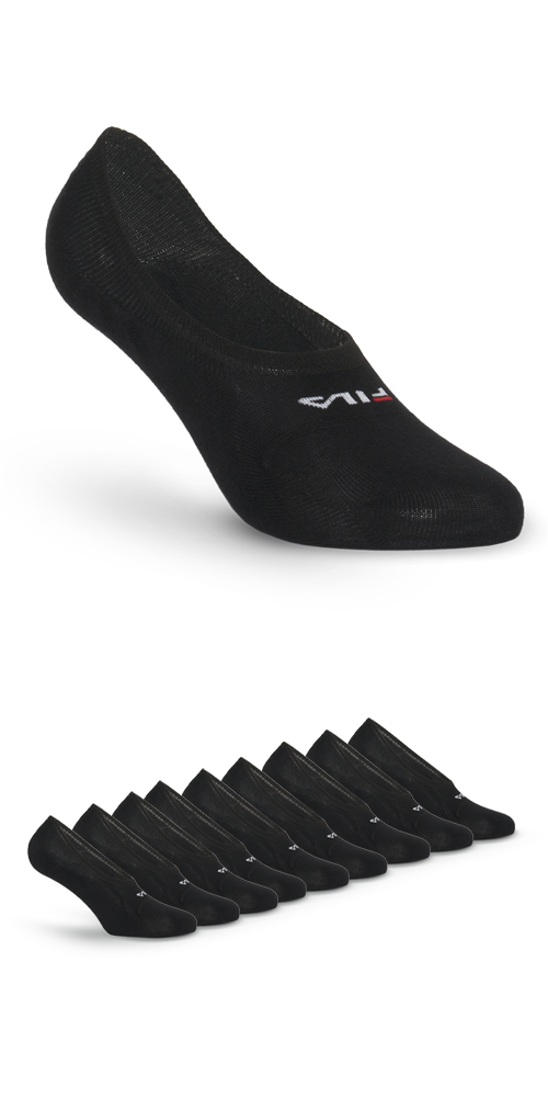 Fila Füßlinge "UNISEX GHOST SOCKS SILICONE HEEL INSIDE" 9 Paar, mit Logo-Schriftzug